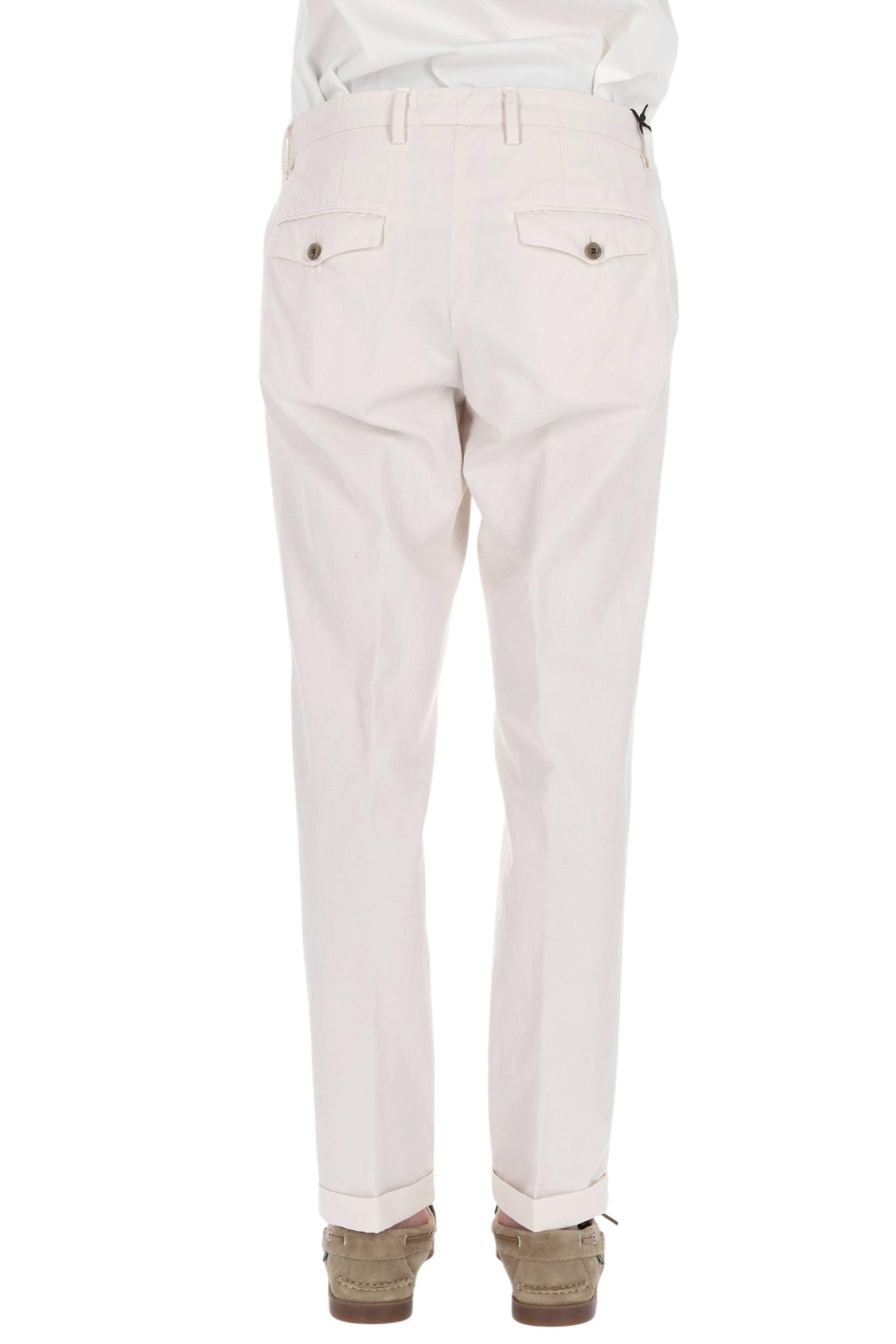 Myths Pantalone Zeus-P in cotone-lino 26M19L 85 04 
