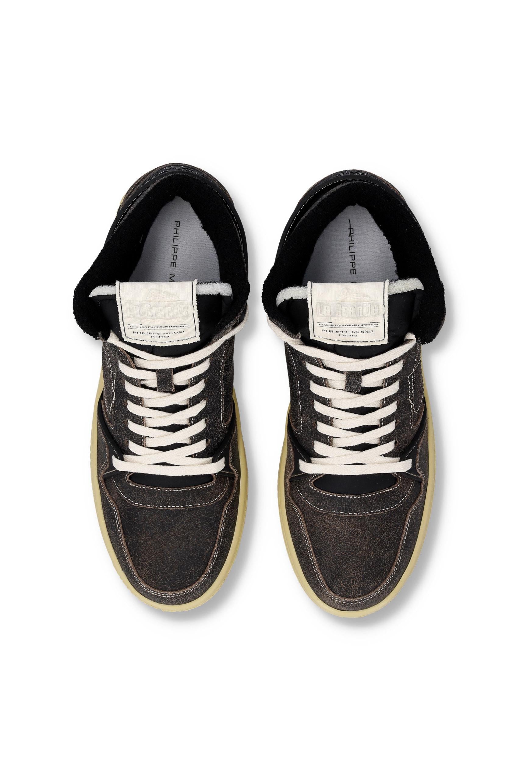 Sneaker mid in pelle mod. La Grande LGMU LA GRANDE/2 CR02 Philippe Model 