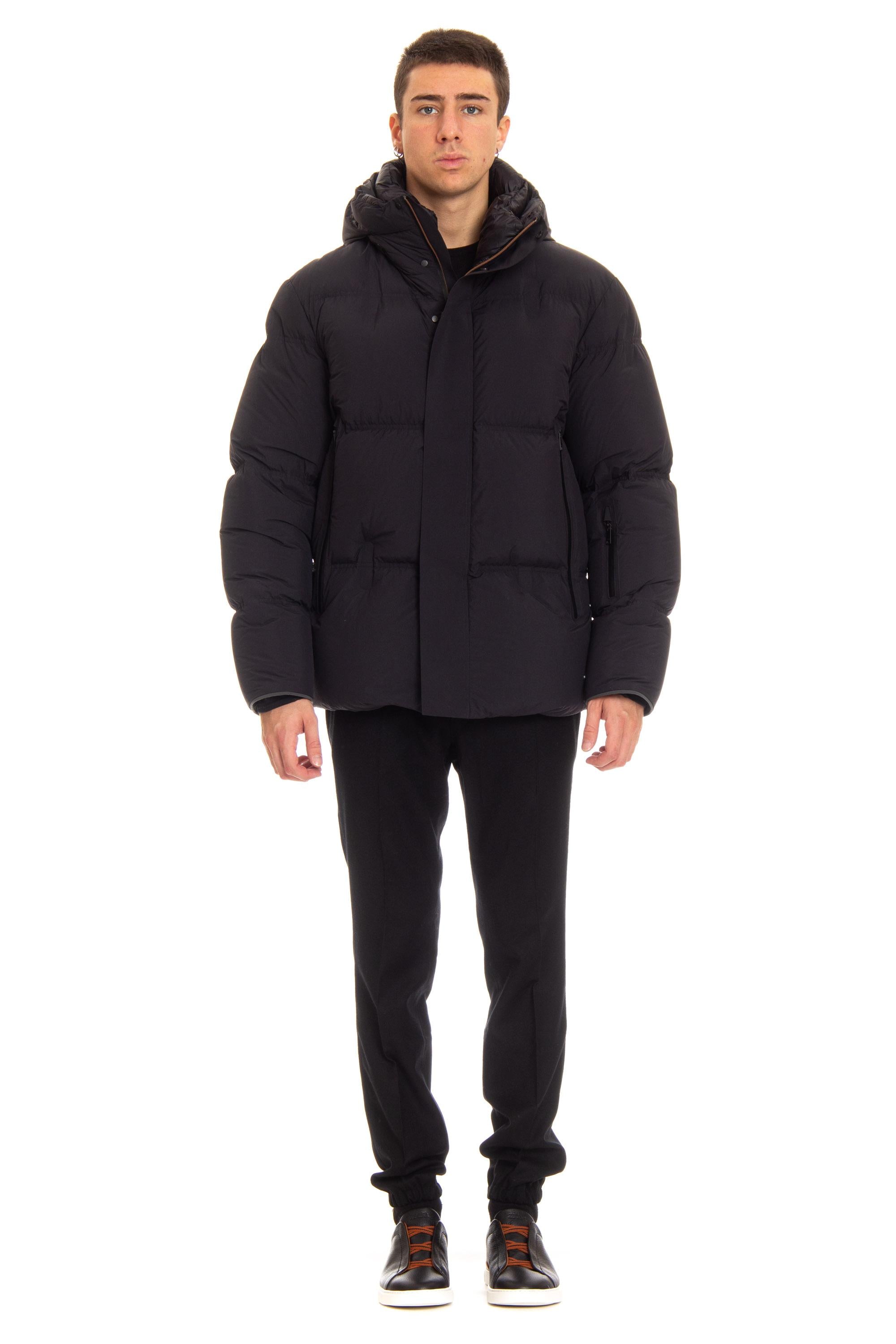 Blouson in piuma con cappuccio UCTA7A6 CCT531 K09 Zegna 