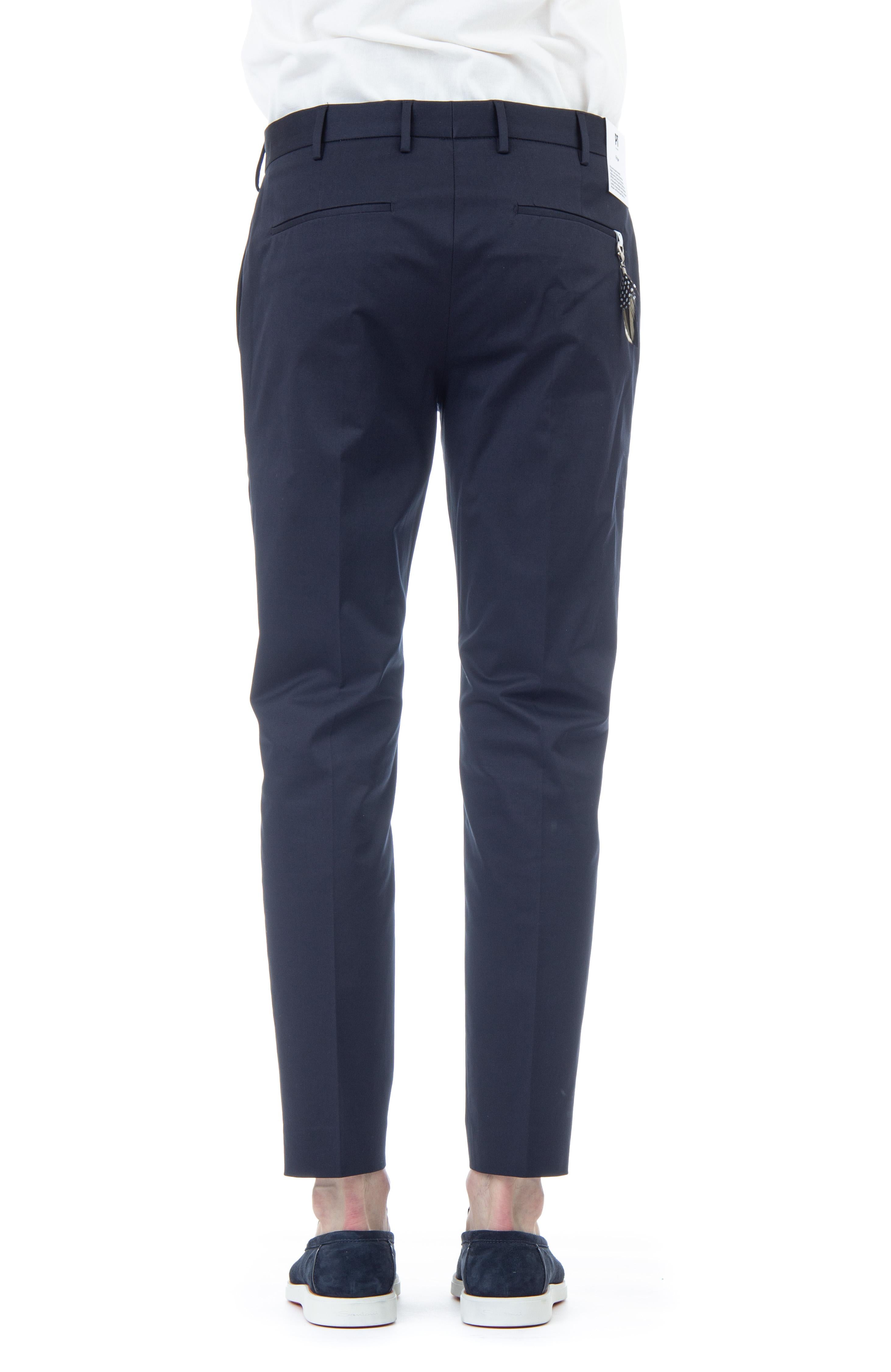 PT Torino Pantalone in cotone comfort fit dieci ASX0Z00FWD MP27/6 0360 