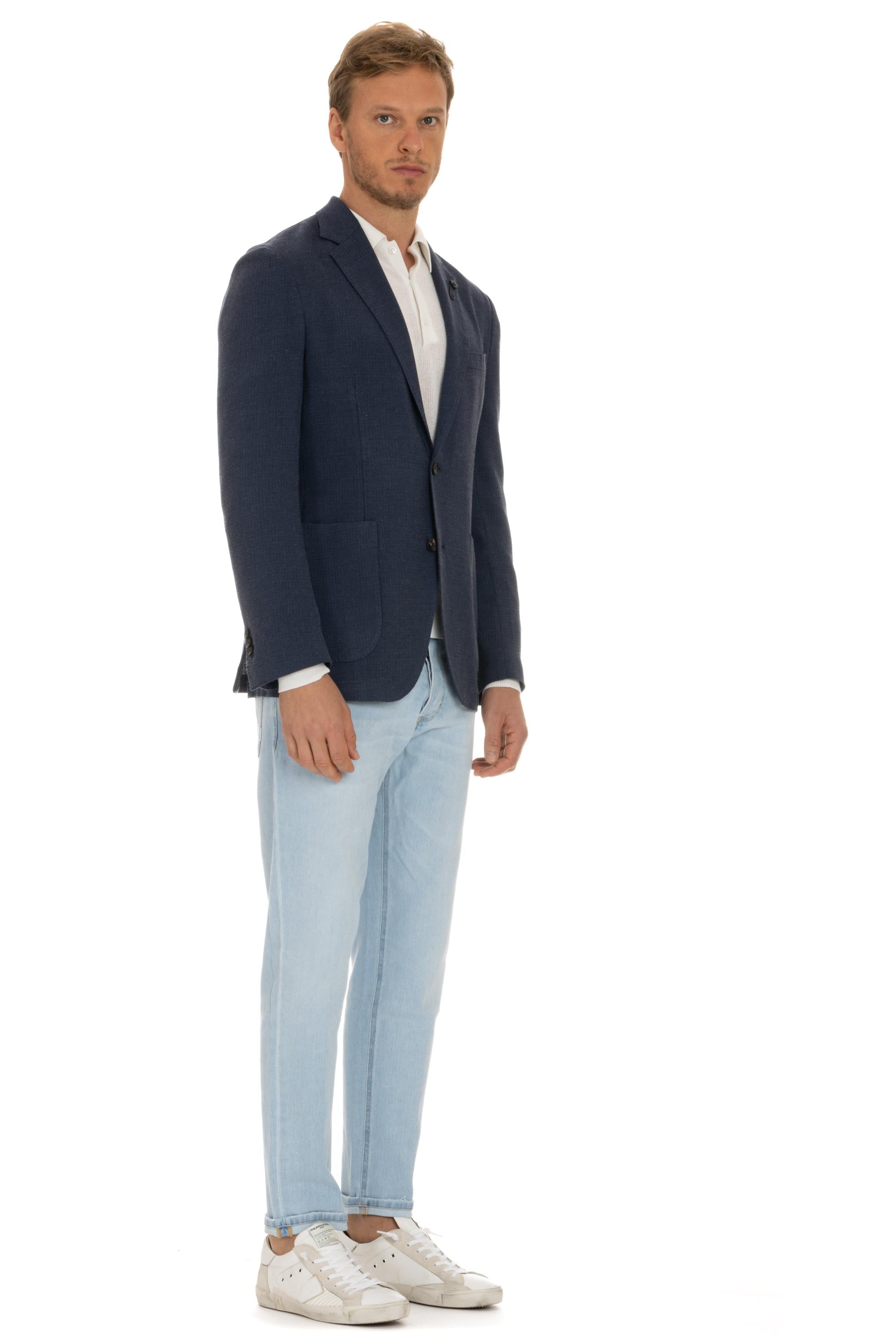 Giacca superlight in lana-seta EQ301AV EQR62203 851TW Lardini 