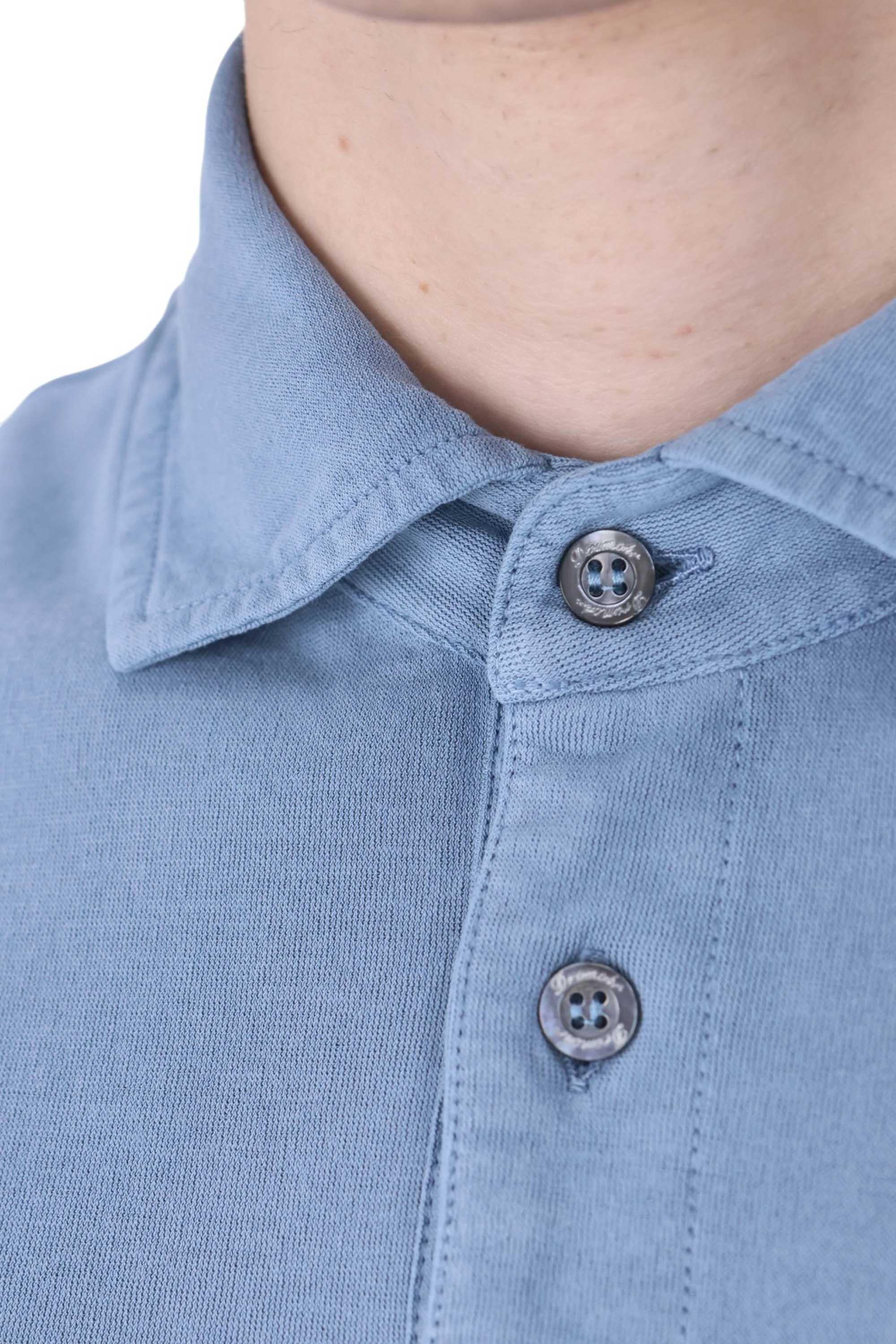 Drumohr Polo in cotone ice cotton DTJ202B-3 735 