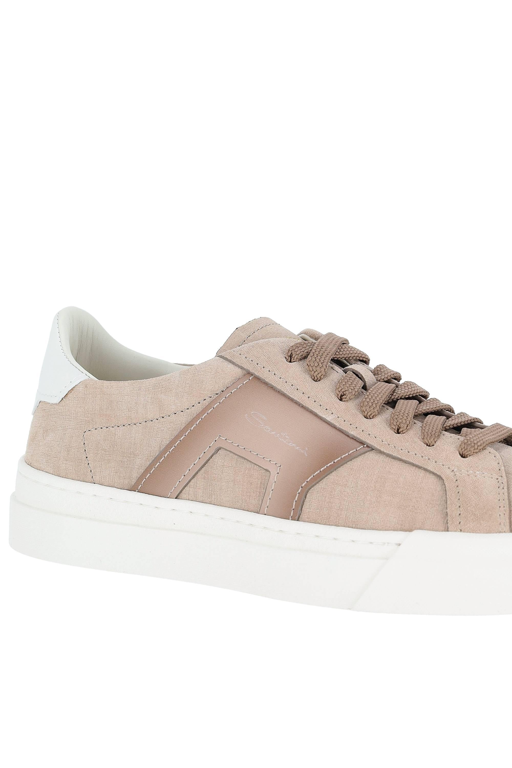 Santoni Sneaker Double Buckle in pelle MBGT21964PNNCFCT M50 