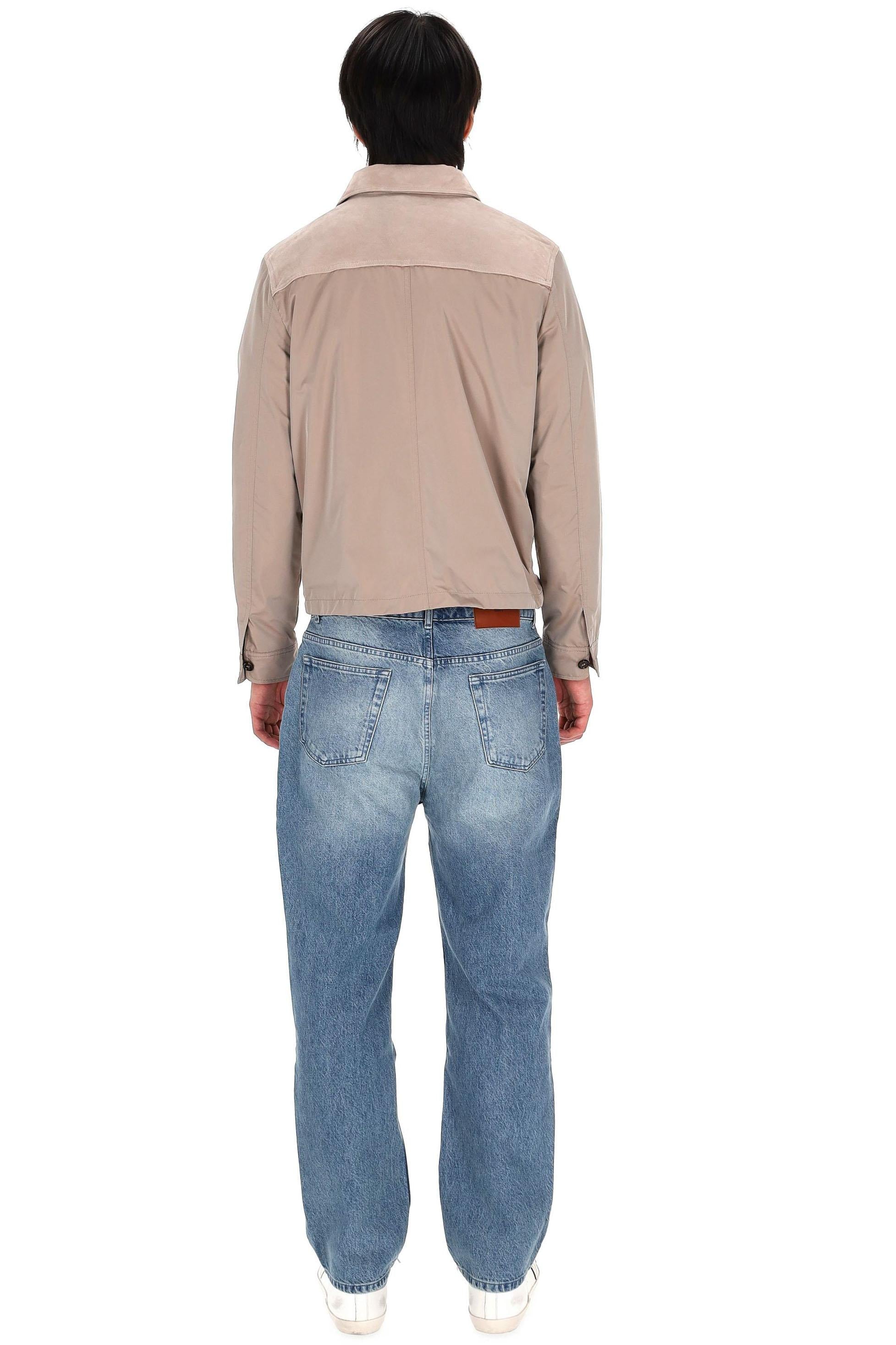 Moorer Giubbino con bottoni in camoscio e nylon mod. Furini-Kmu FURINI-KMU MANDORLA 