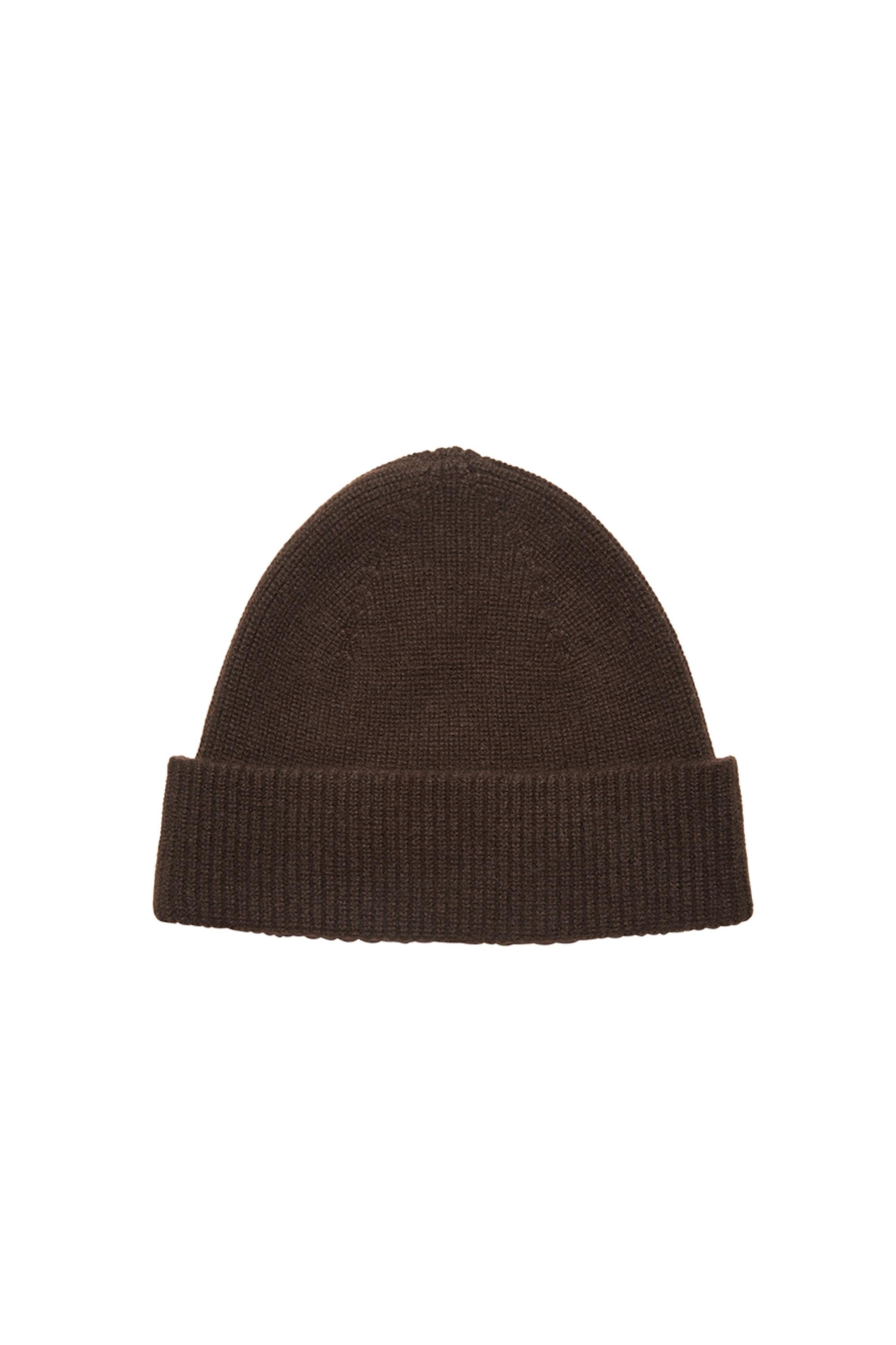 Zegna Cuffia in cashmere a costine RUEAT01A8-BNI/3 M09 