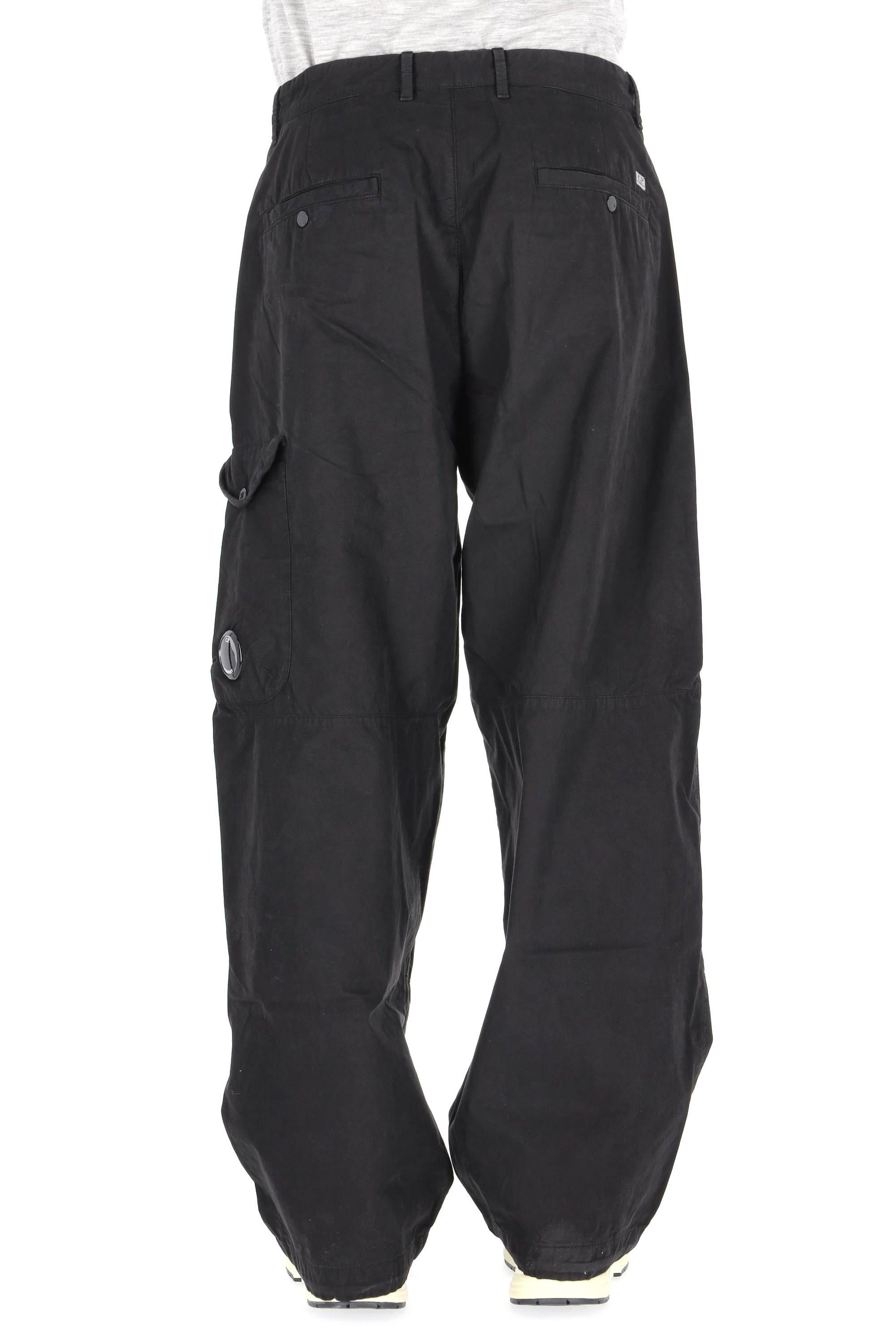 CP Company Pantalone cargo microrepsin cotone mano pesca MPA065A11-0324G 999 