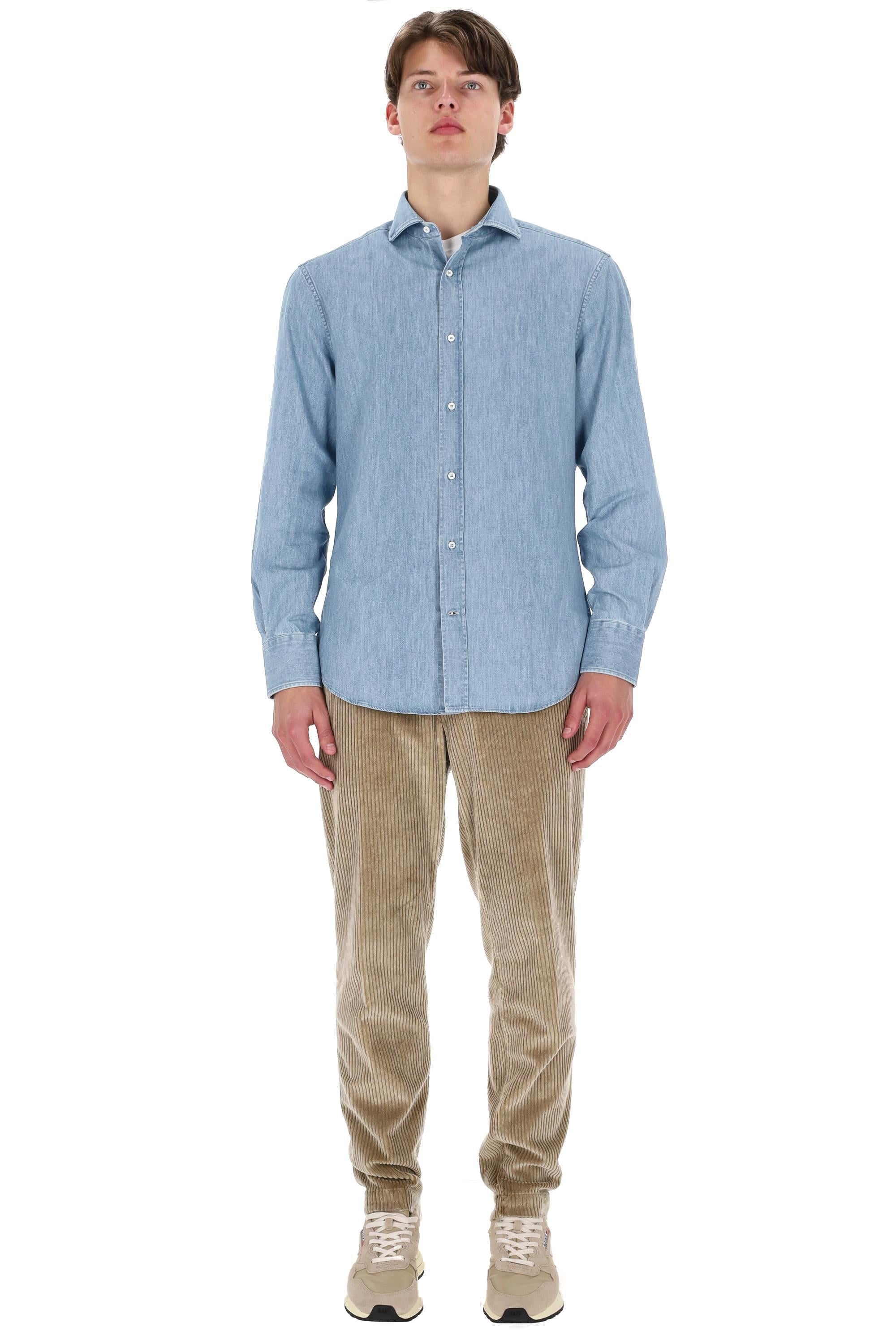 Brunello Cucinelli Camicia in denim MH1921718 C8331 