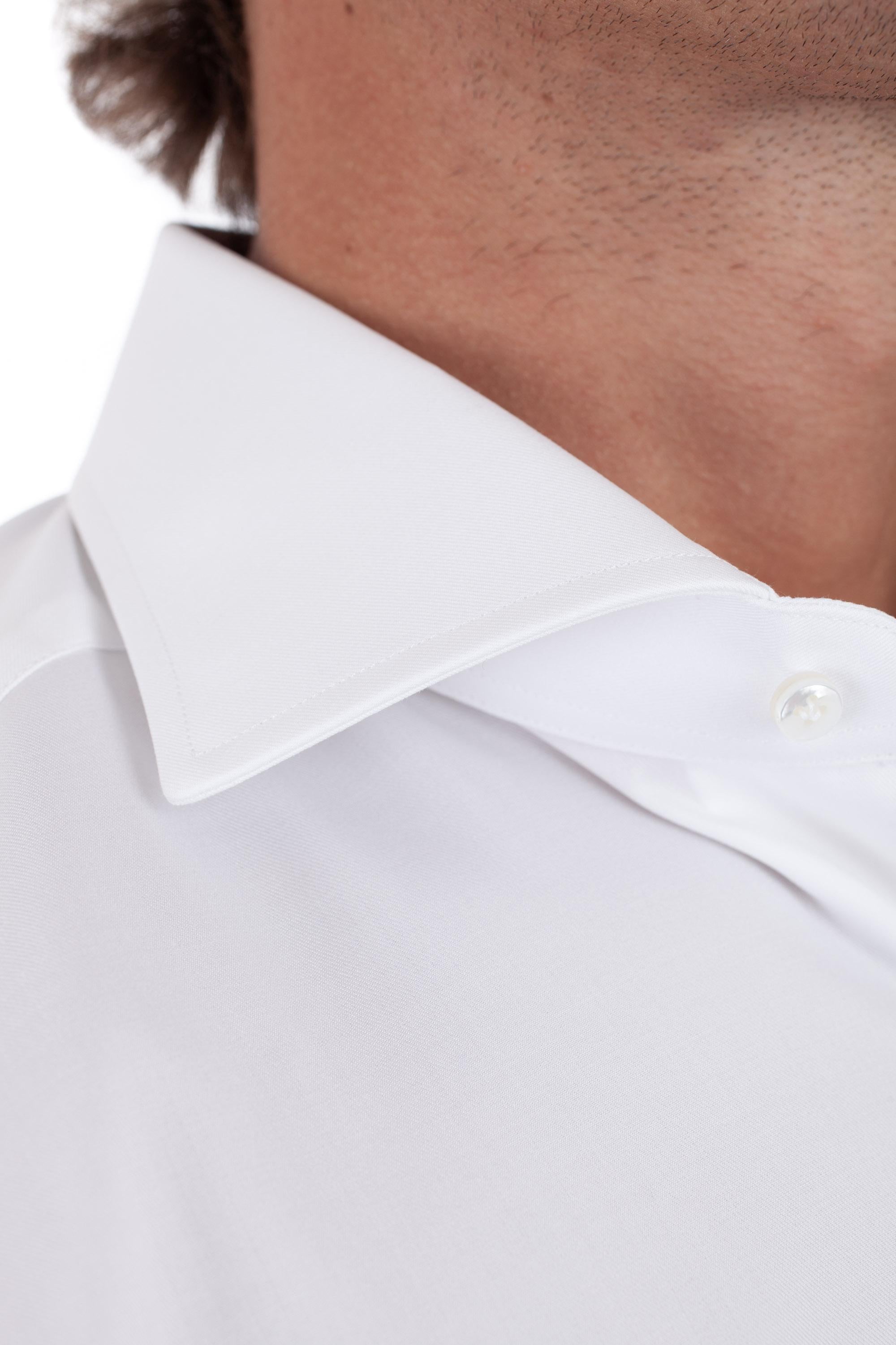 Camicia in twill journey linea culto I1U13P01PZ5812U BIANCO Barba 