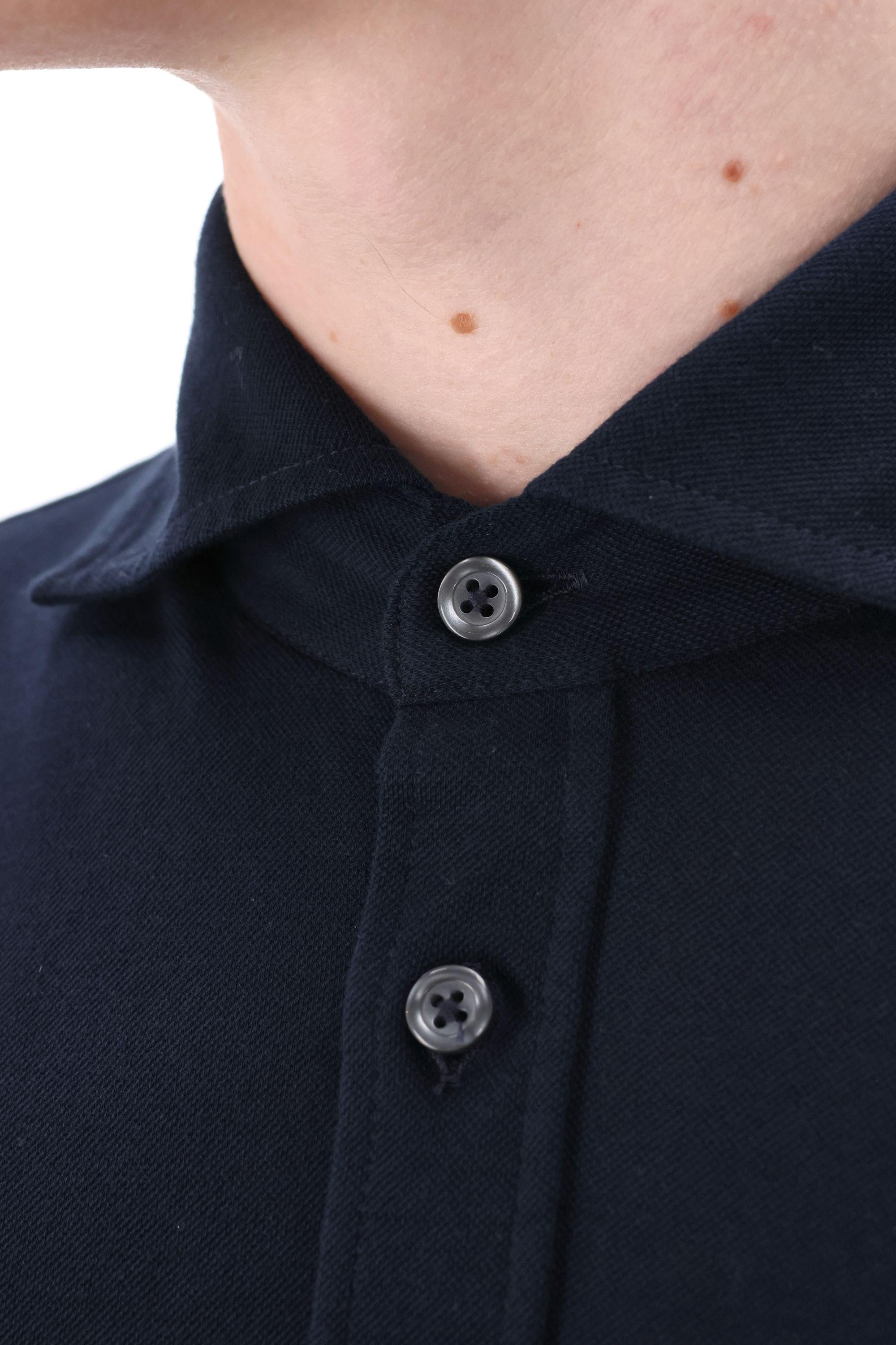 Camicia in tessuto tecnico superlight linea Culto "La Polo" CKU13P0147026.U BLU Barba 