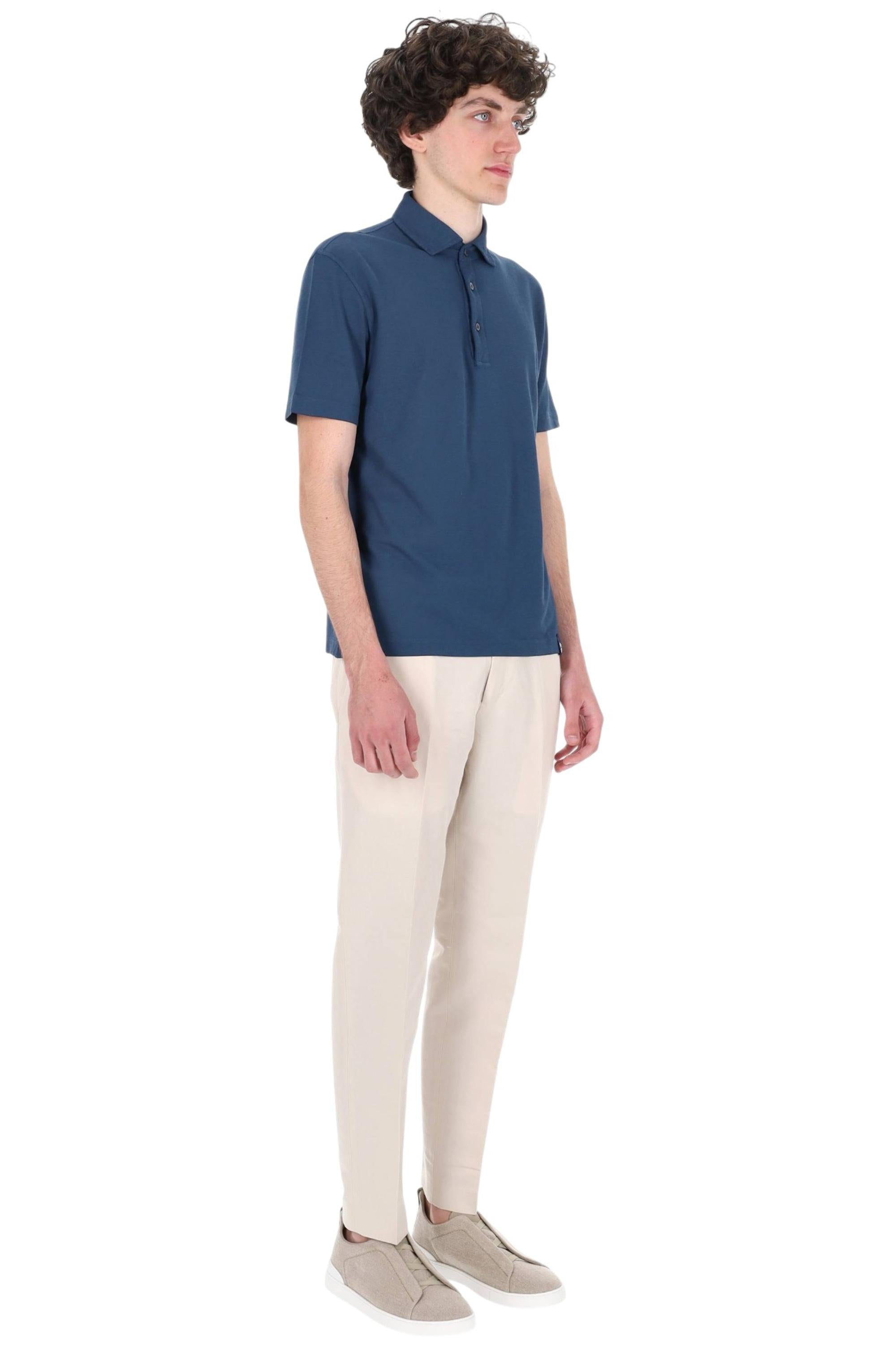 Drumohr Polo in cotone ice cotton DTJ202B-4 795 