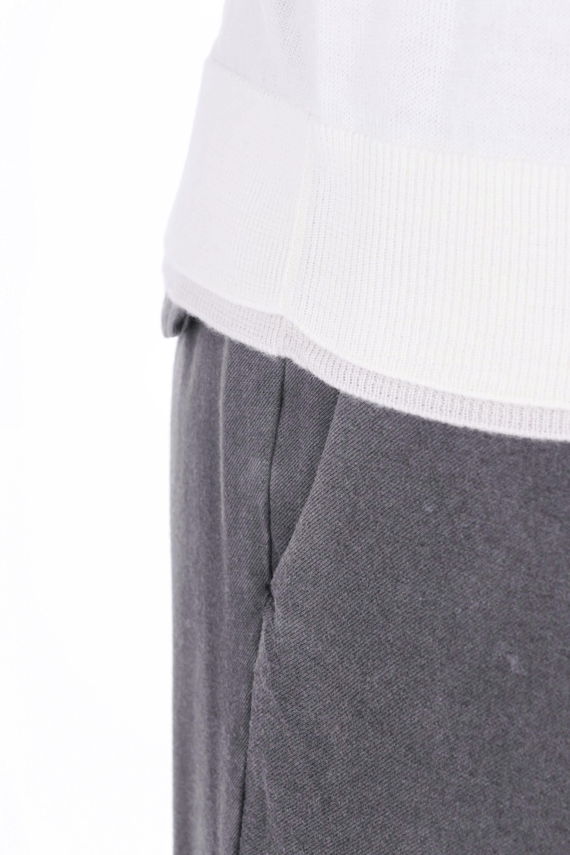 Eleventy Maglia girocollo in lana con doppi profili L76MAGL79  MAG0L029 00-02 