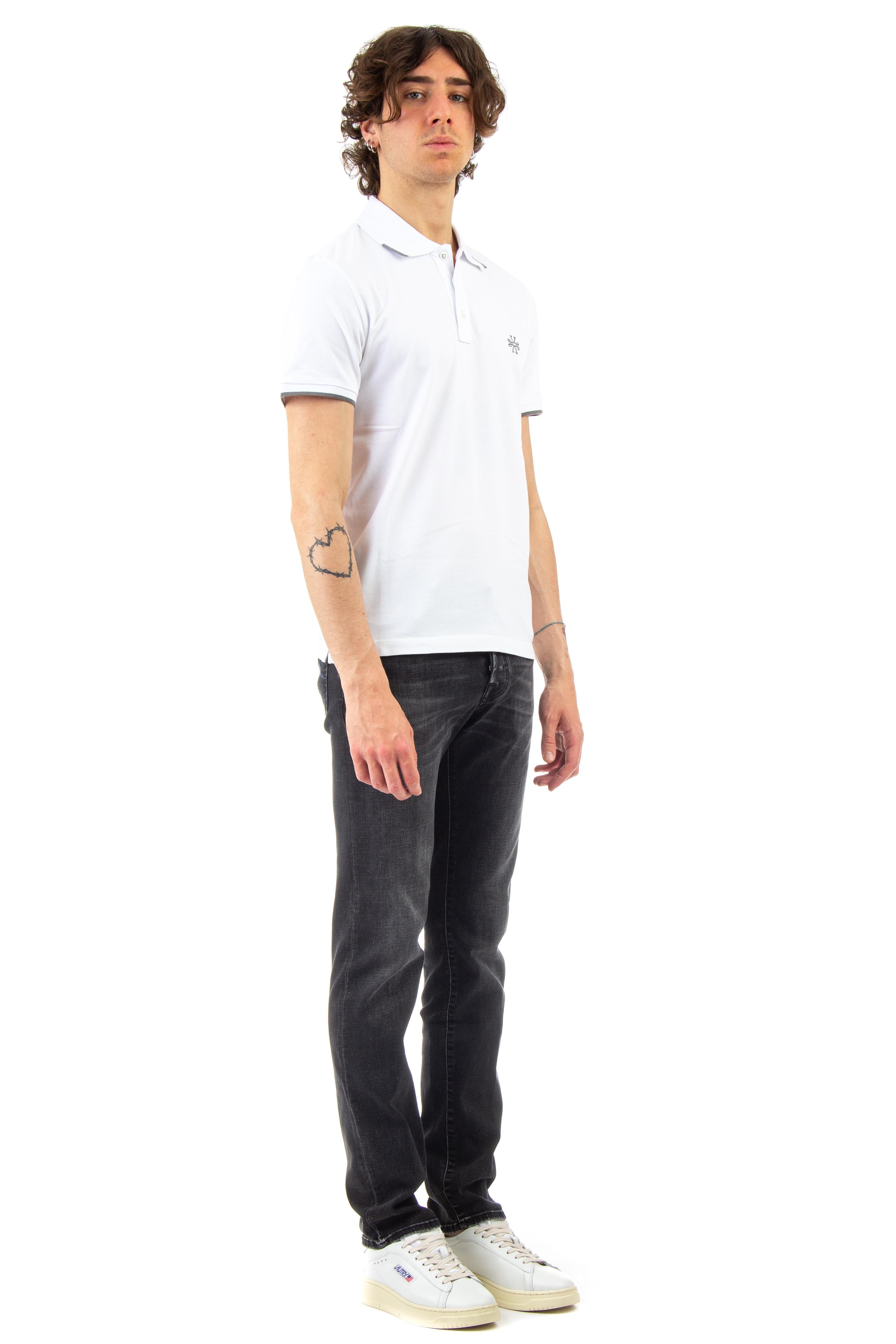 Jacob Cohen Polo in piquet di cotone 008-01E-2443/2 A00 