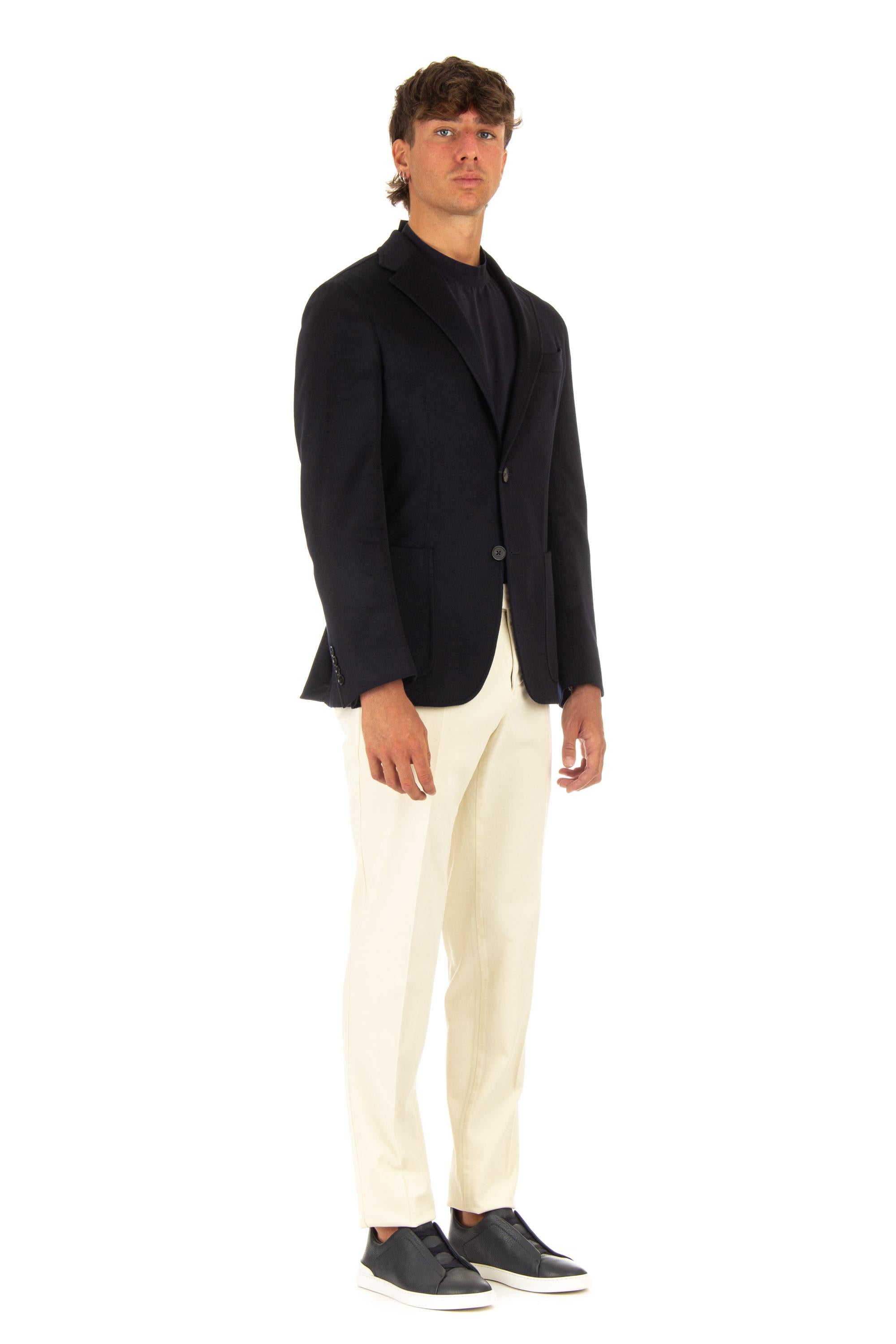 Zegna Giacca destrutturata in puro cashmere UAC46 SDF 100 