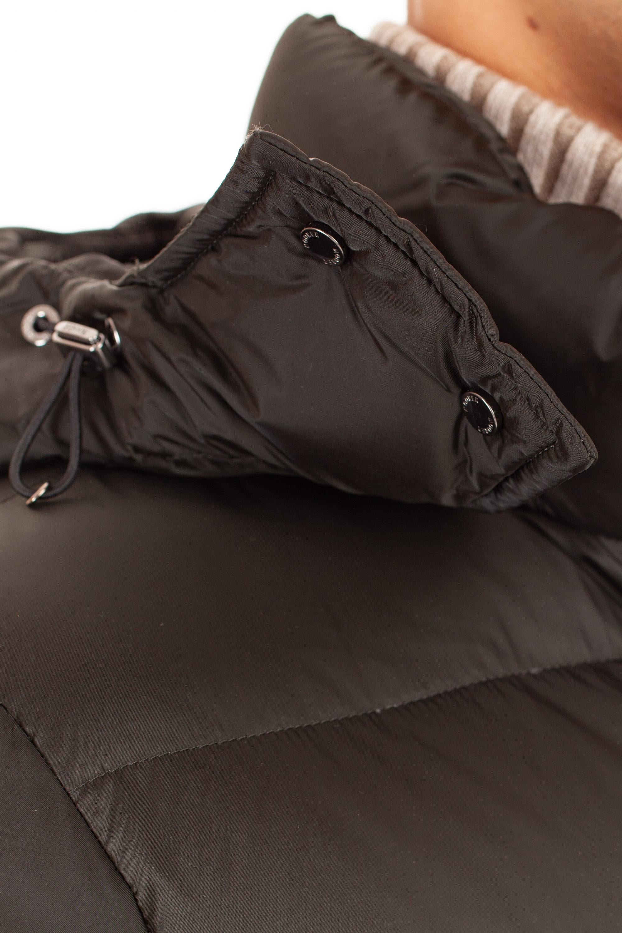 Piumino bomber con cappuccio rimovibile mod. brett-sh BRETT-SH 3 ASFALTO Moorer 