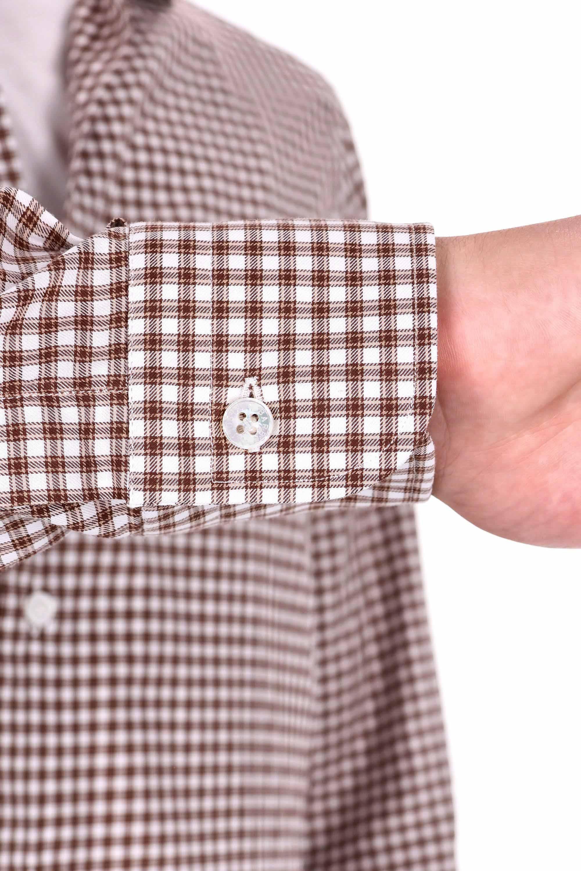 Barba Camicia sartoriale micro quadretto linea Culto K1U13P0150018.U 0002 