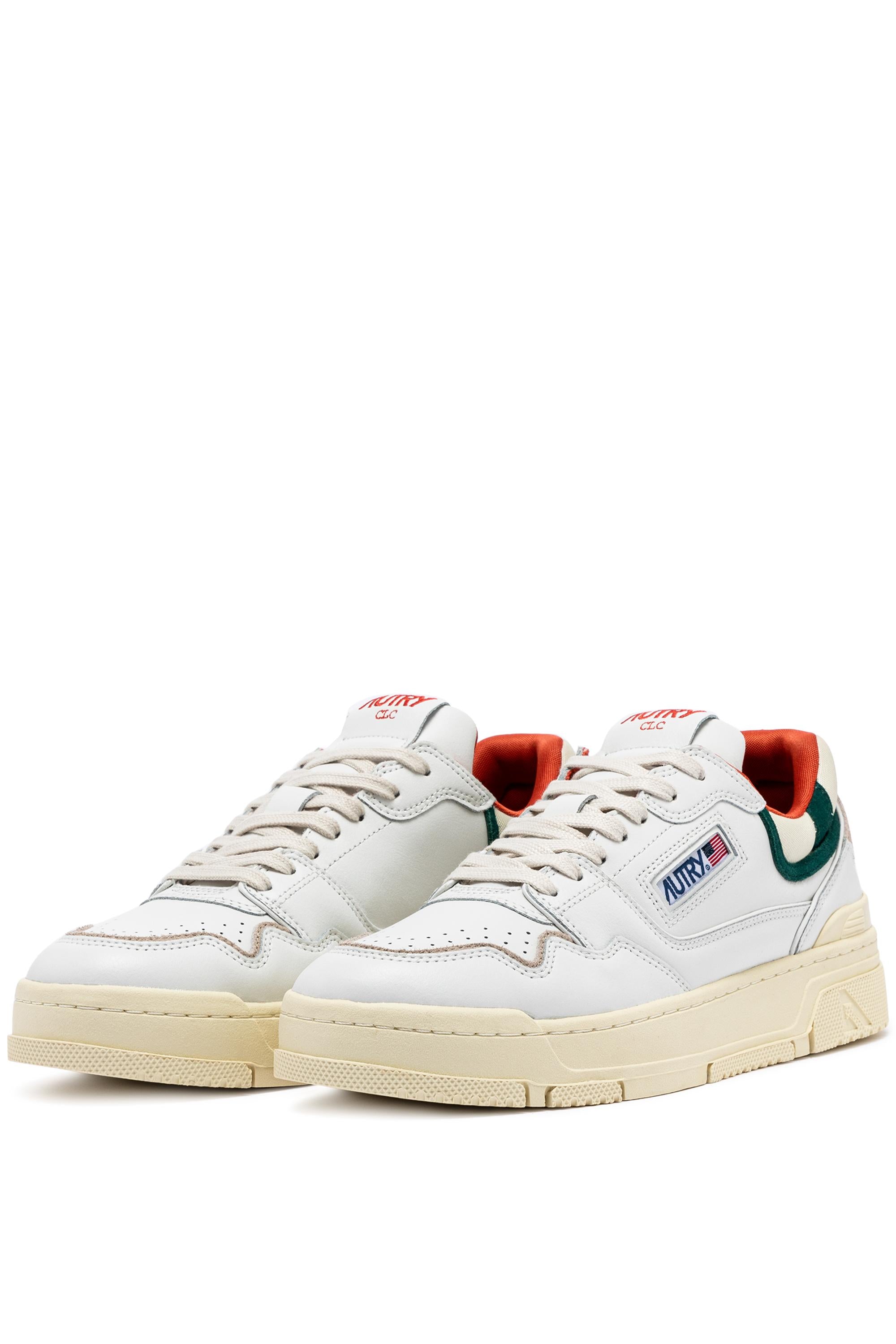 Autry Sneaker CLC con dettagli arancione ROLM MY03 WHT/FOREST 