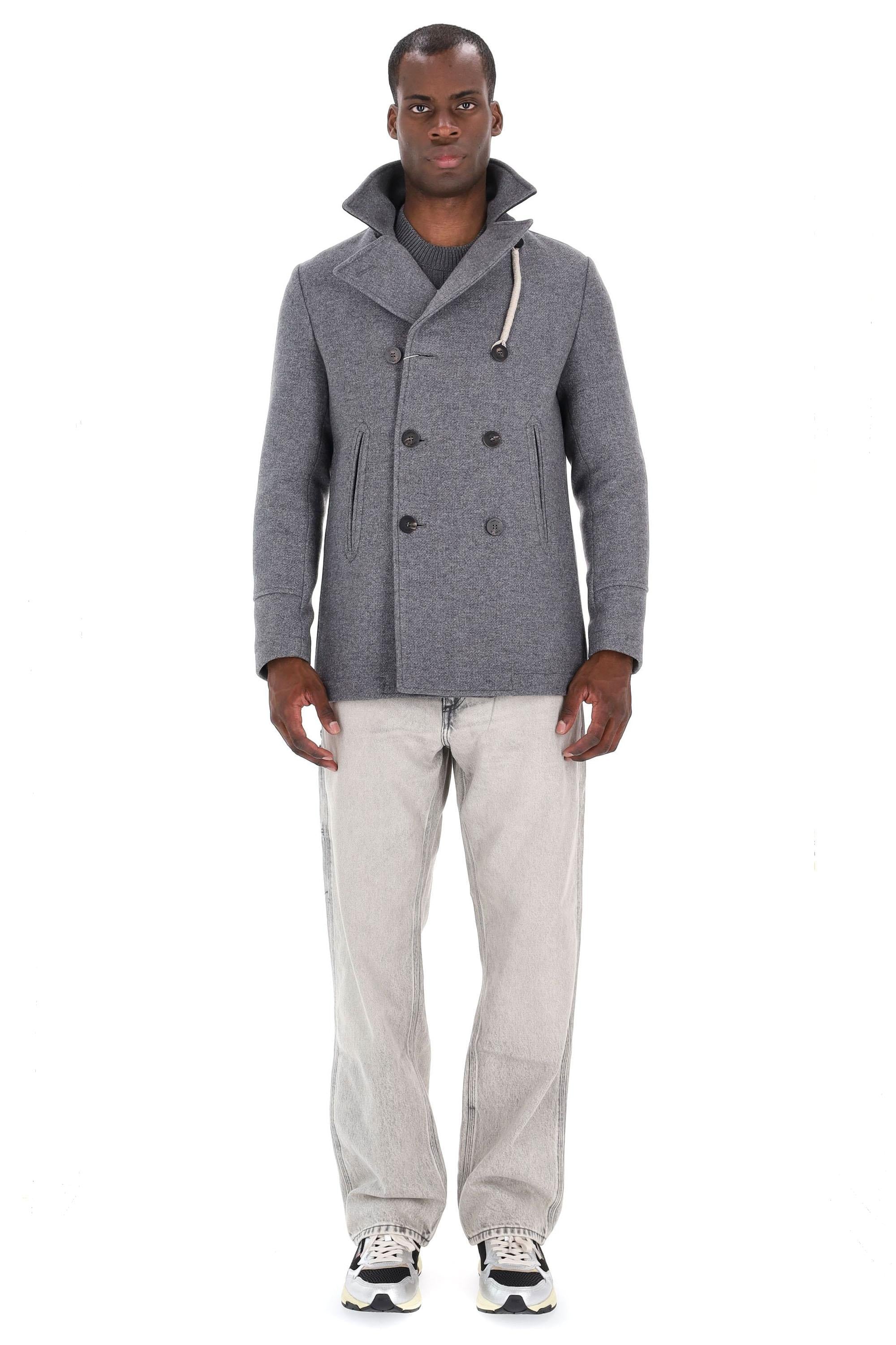 Peacoat Island in lana ISLAND-S GF Camplin 