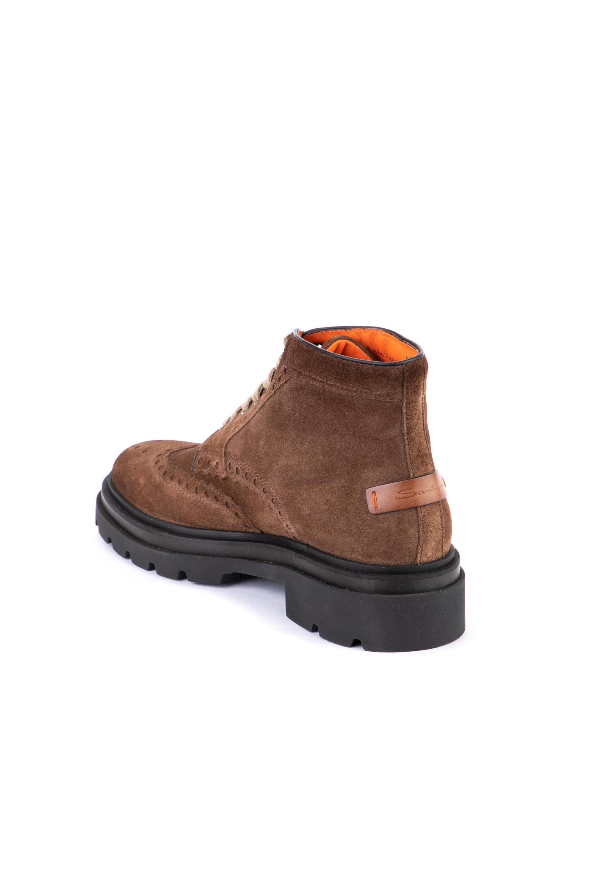Stivaletto in camoscio modello breakout MGMI17684JK4EGXX S50 Santoni 