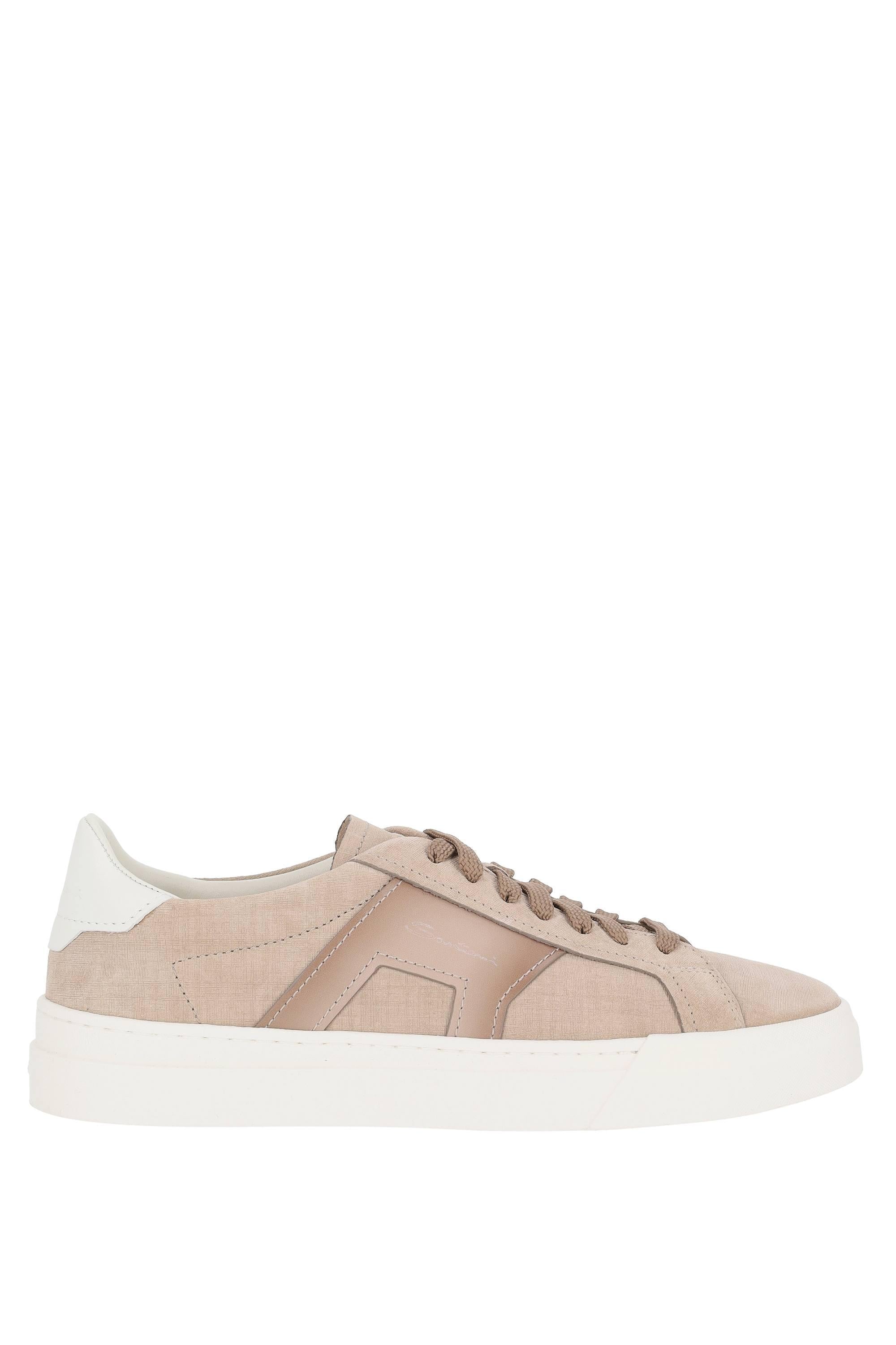 Santoni Sneaker Double Buckle in pelle MBGT21964PNNCFCT M50 