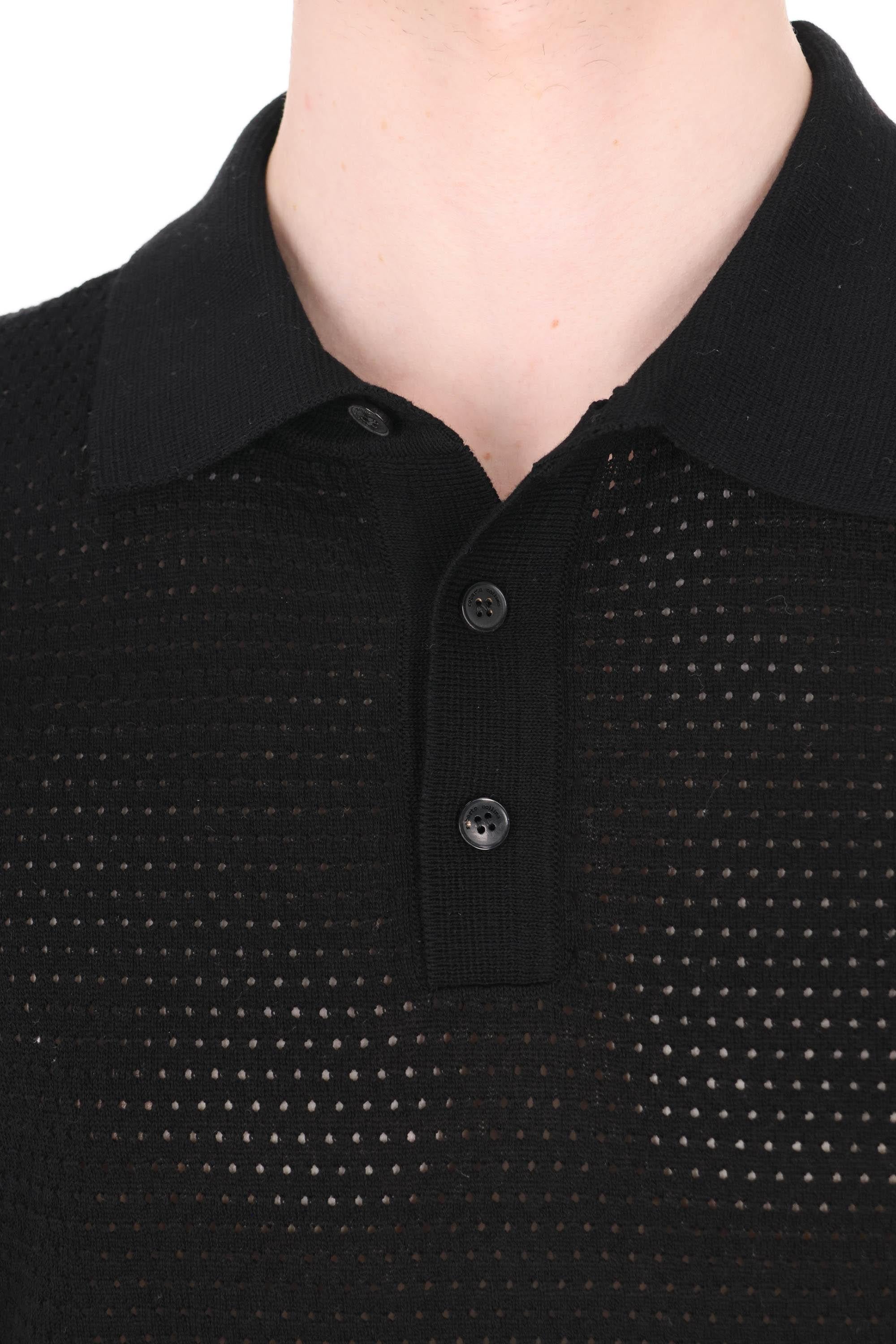 Roberto Collina Polo traforata in cotone MYA13224 09 