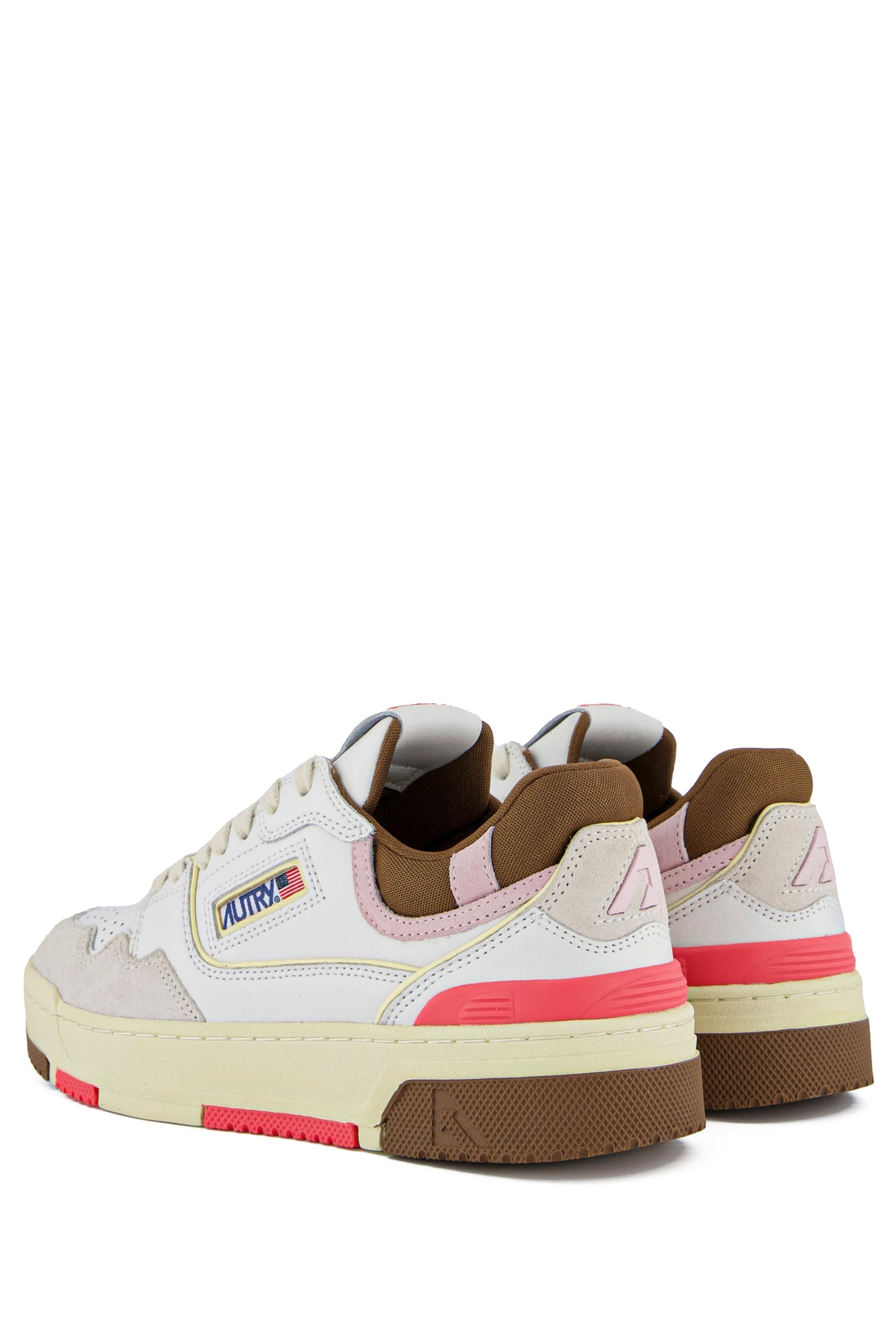 Sneaker basket donna CLC con dettagli rosa e fucsia ROLW MM35 PTRDG/CABLE PINK Autry 