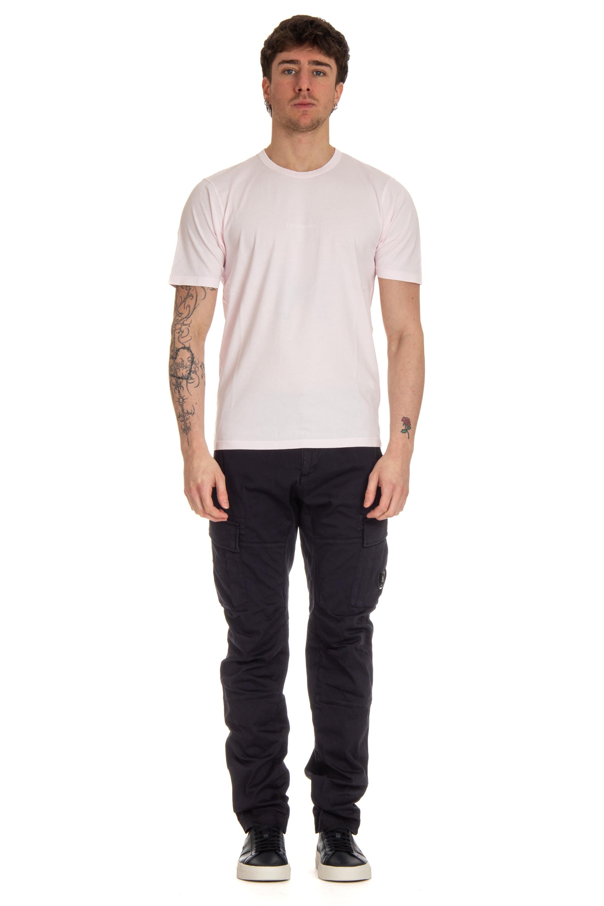 CP Company T-shirt in cotone resist dyed CMTS085A-005431R 501 