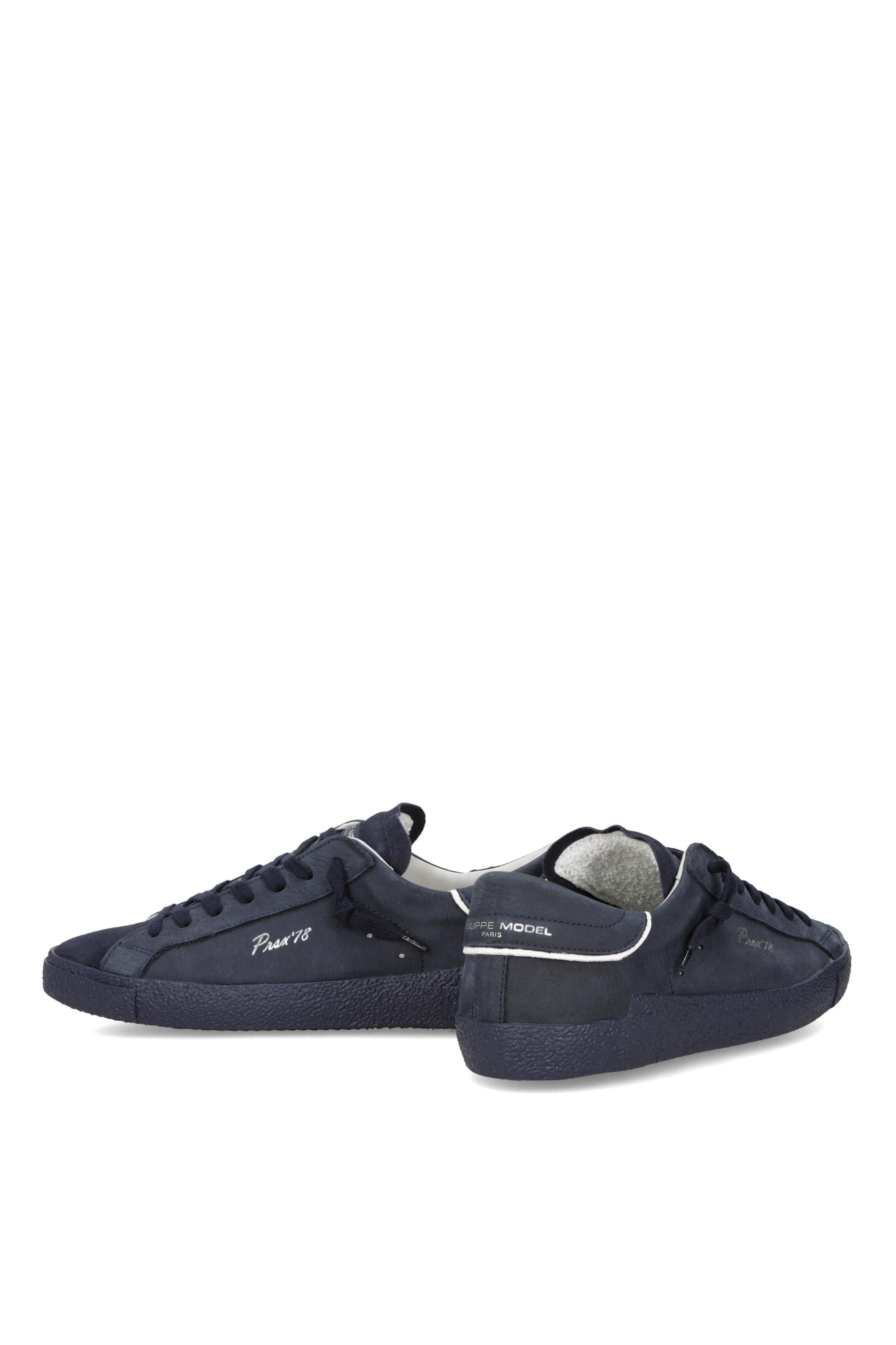 Philippe Model Sneaker modello Paris in nabuck tono su tono PRLU PRSX/18 NT04 