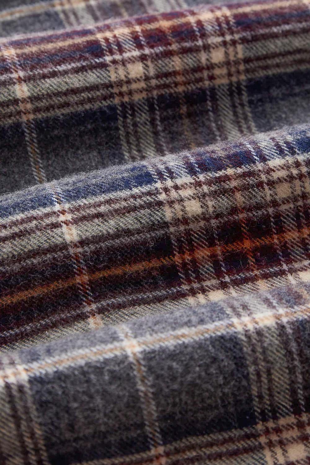 Portuguese Flannel Camicia in flanella di cotone modello Augusta 006 MLTCLR 