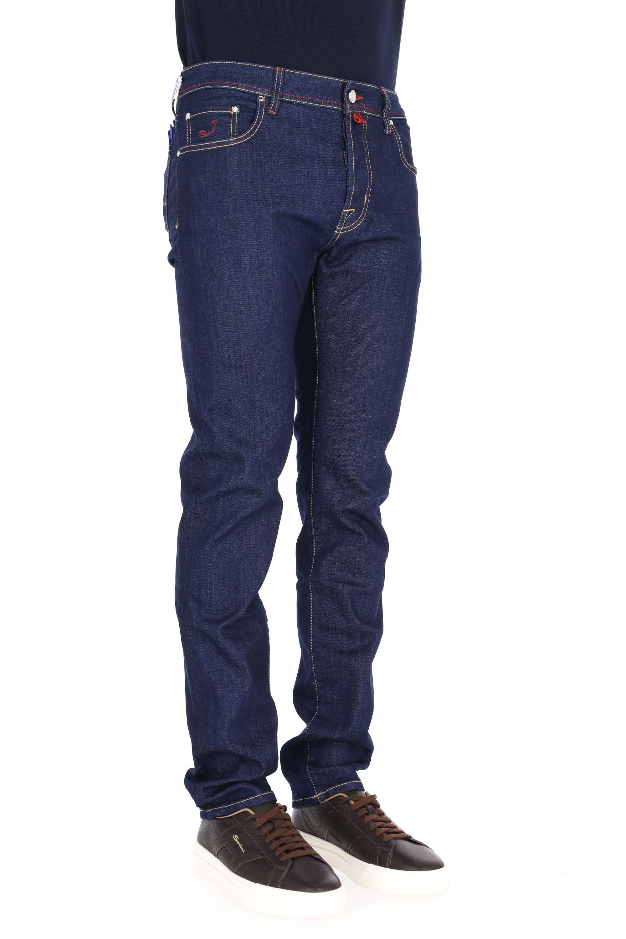 Jacob Cohen Jeans in cotone comfort etichetta cavallino rosso Bard fit JUX_QX004 001 S3623 BARD 100D 