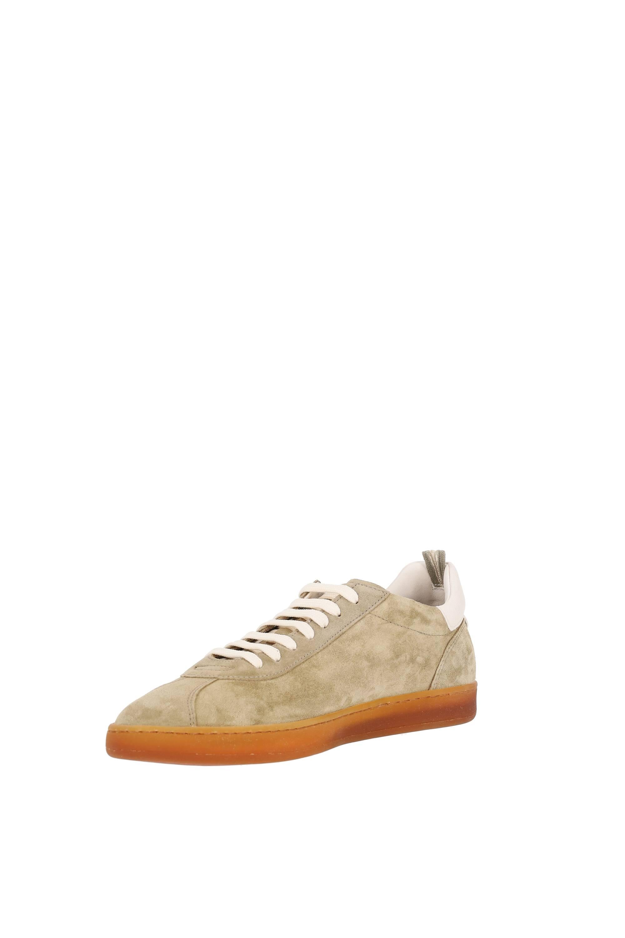 Officine Creative Sneaker in pelle scamosciata mod. Halo 001 OCUHALO001LC191S505 SUGHERO/TOFU 