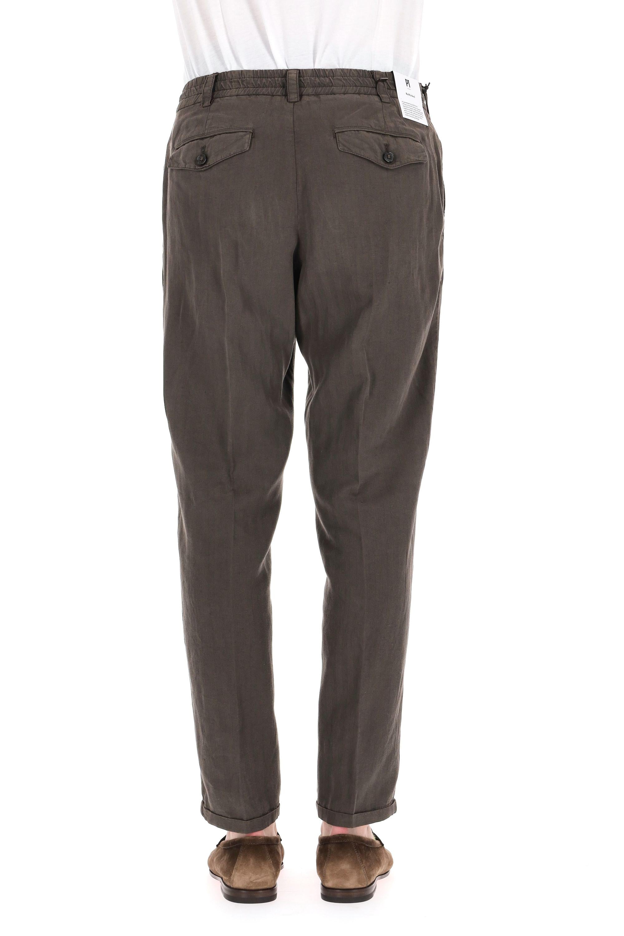 Pantalone a resca in lyocell-lino-cotone The Rebel fit RTRBB30REW SD61 Y177 PT Torino 