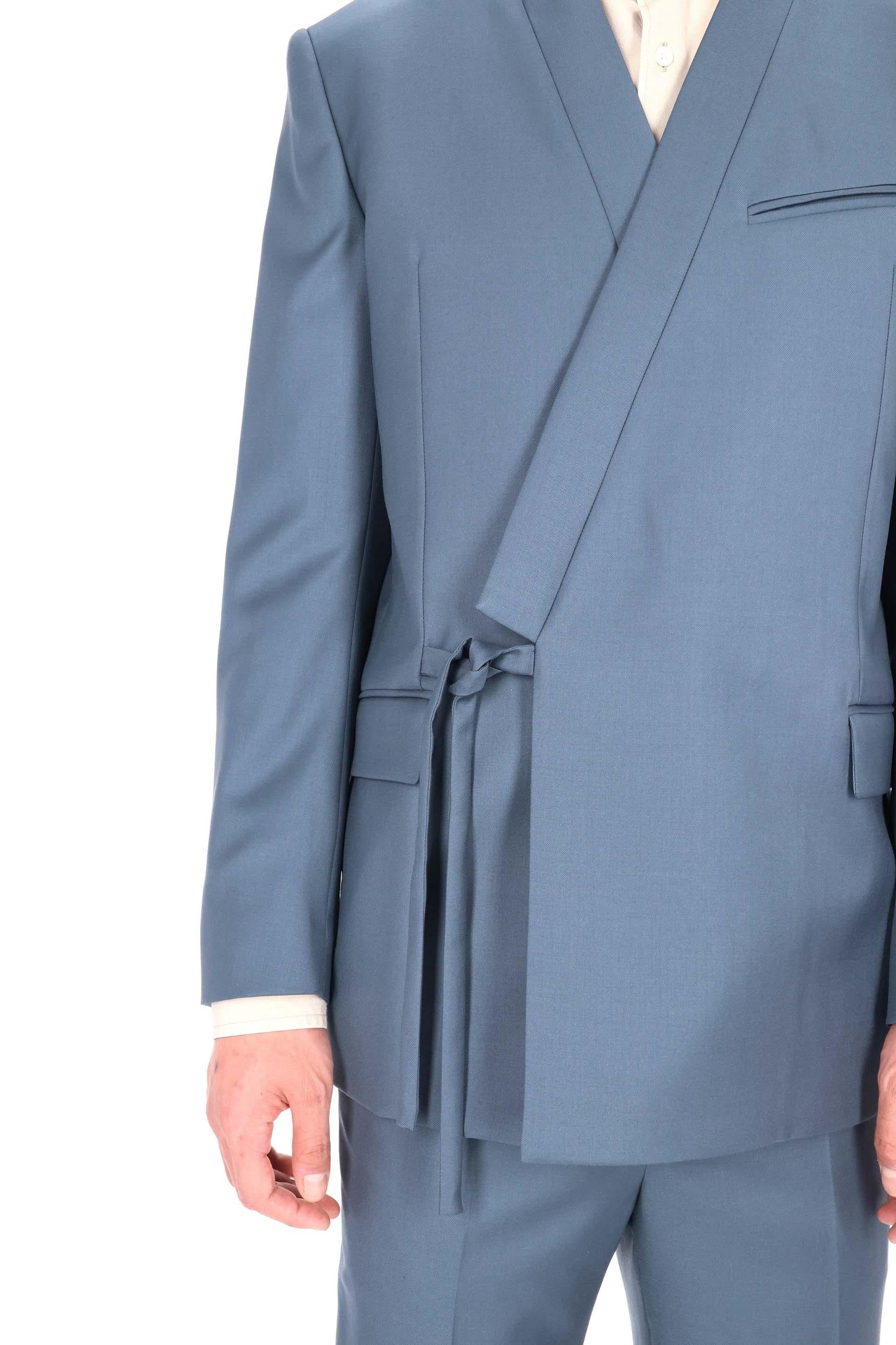 Kenzo Giacca kimono doppiopetto in lana vergine FG55VE1609TV 98 