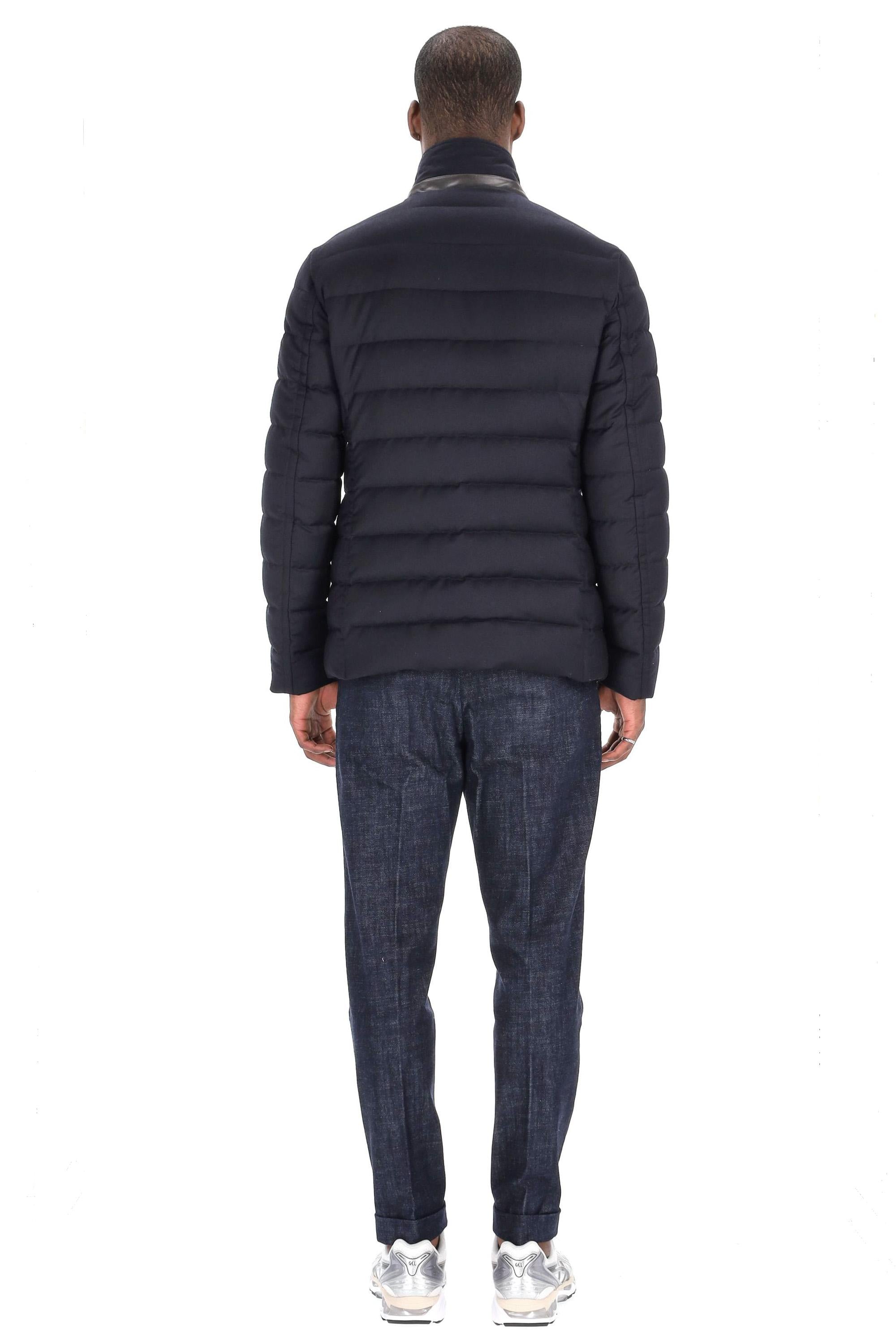 Piumino a giacca in lana e cashmere modello Zayn-L ZAYN-L U0498 Moorer 