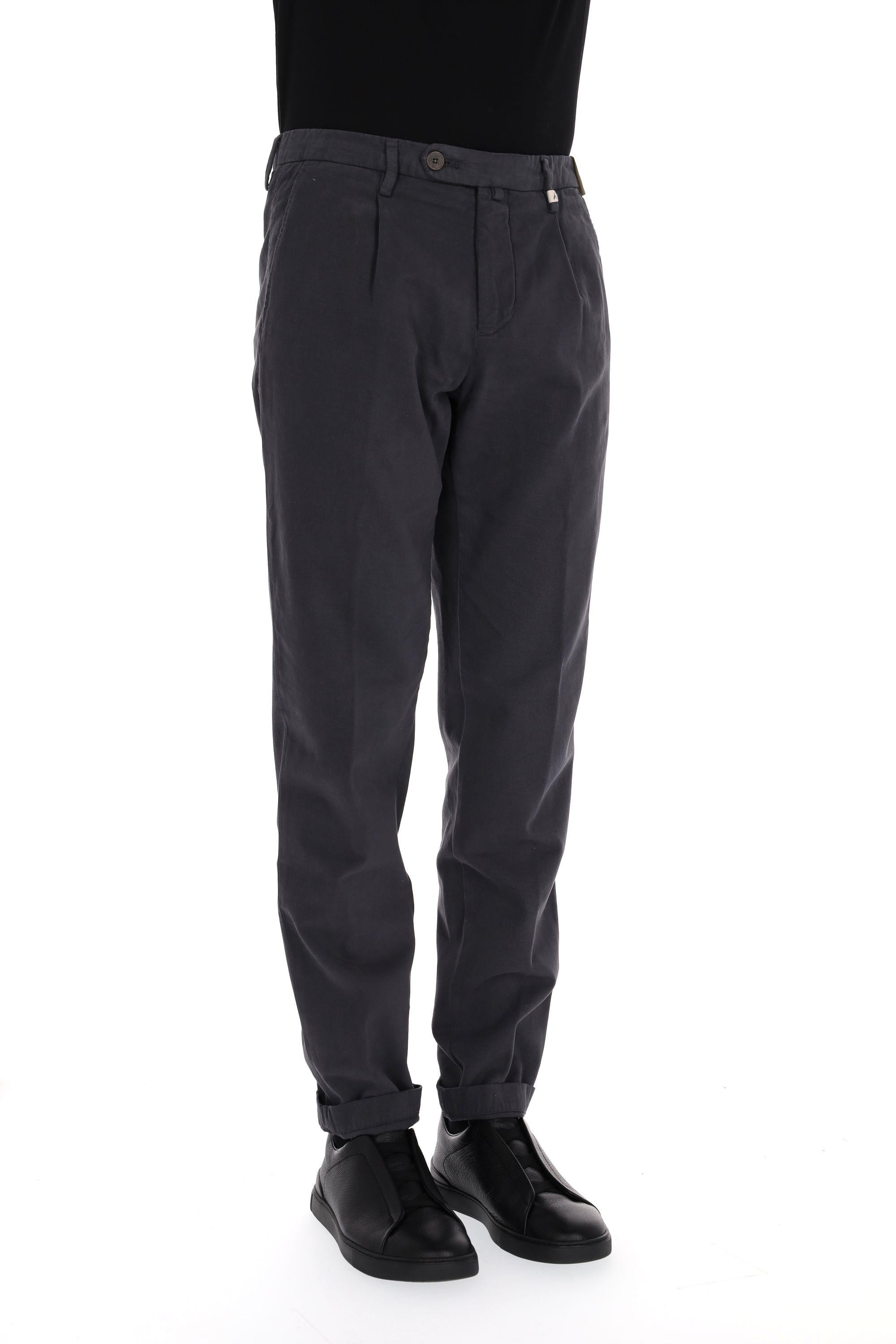 Pantalone in morbido cotone-cashmere mod. Zeus WM19LONG/2 34 Myths 