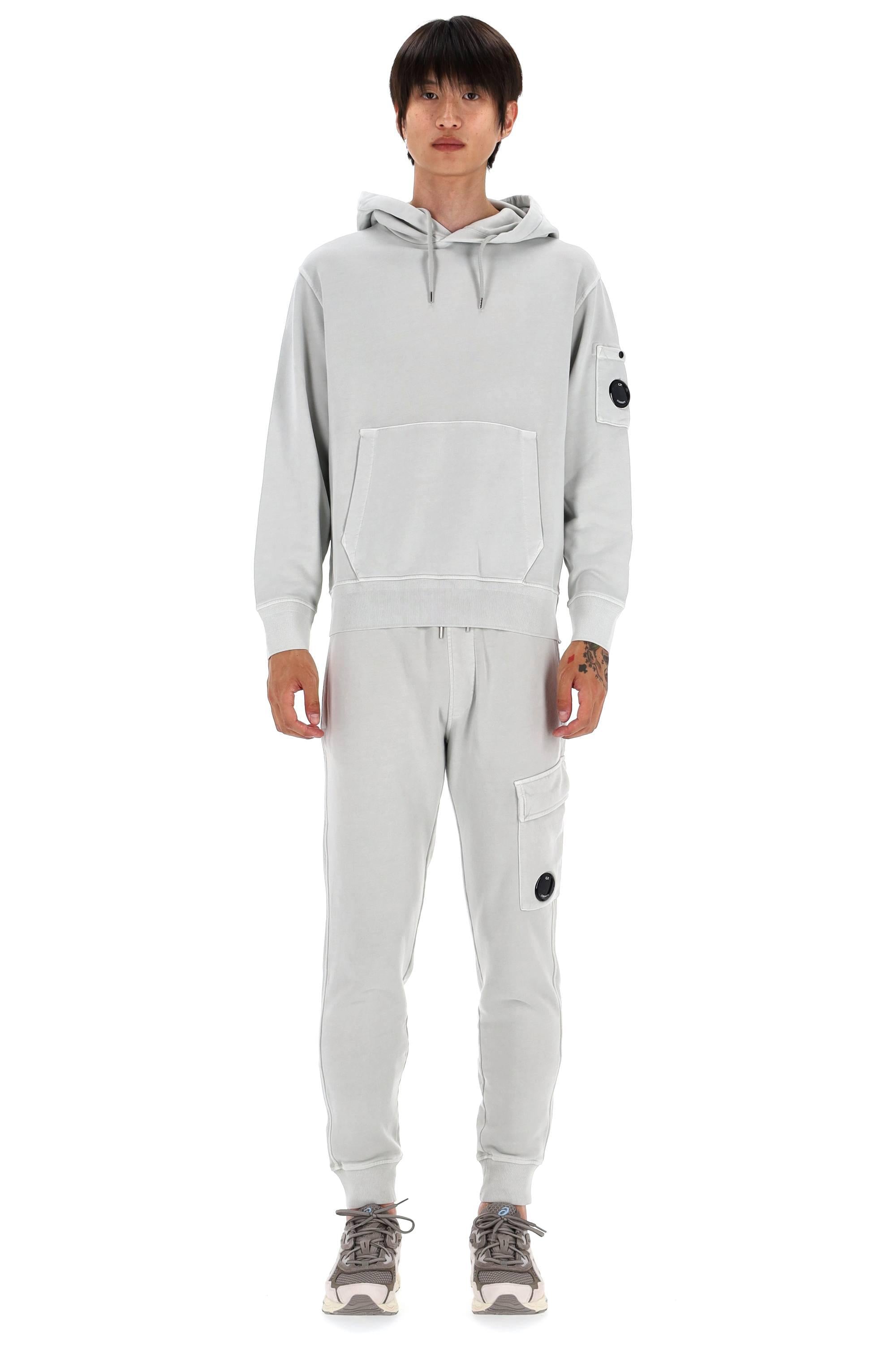 CP Company Felpa in cotone diagonale con cappuccio Resist Dyed CMSS099A 110044R 800 