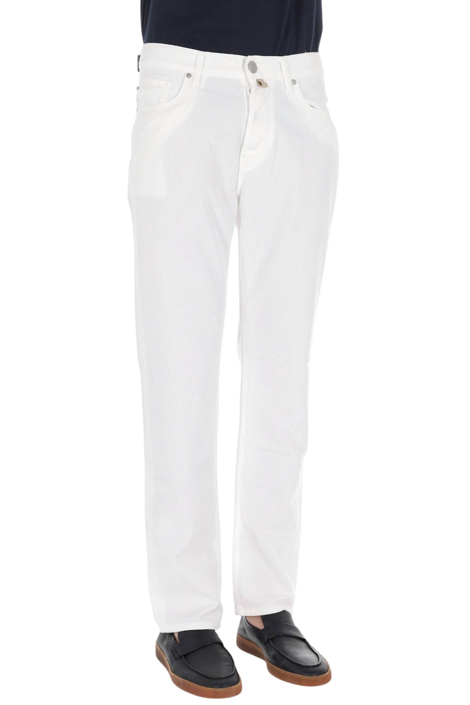 Jacob Cohen Jeans in puro cotone etichetta pelle Edo fit QE031-036-T864A A00 