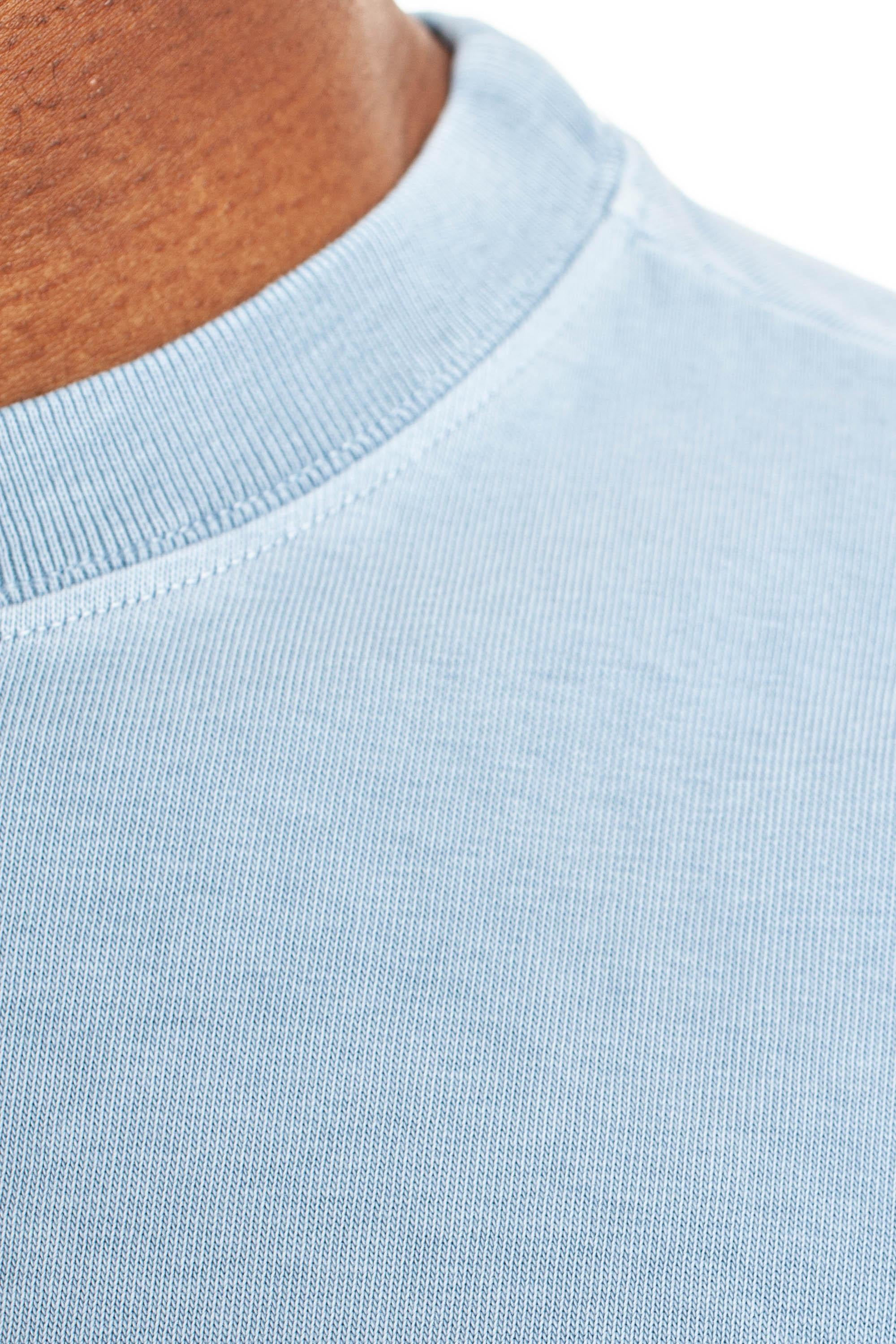 Autry T-shirt in cotone con logo centrale TSPM 578A BLUE 