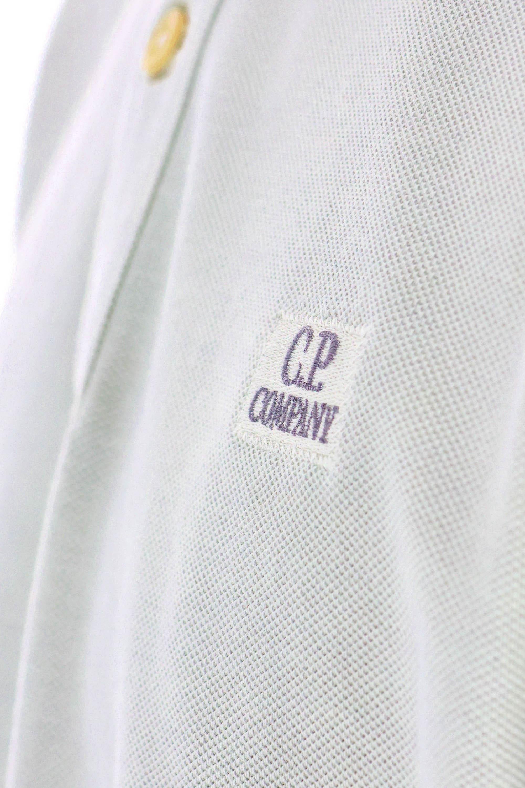 CP Company Polo in piquet di cotone 24/1 resist dyed MPL180A11 0300R 800 