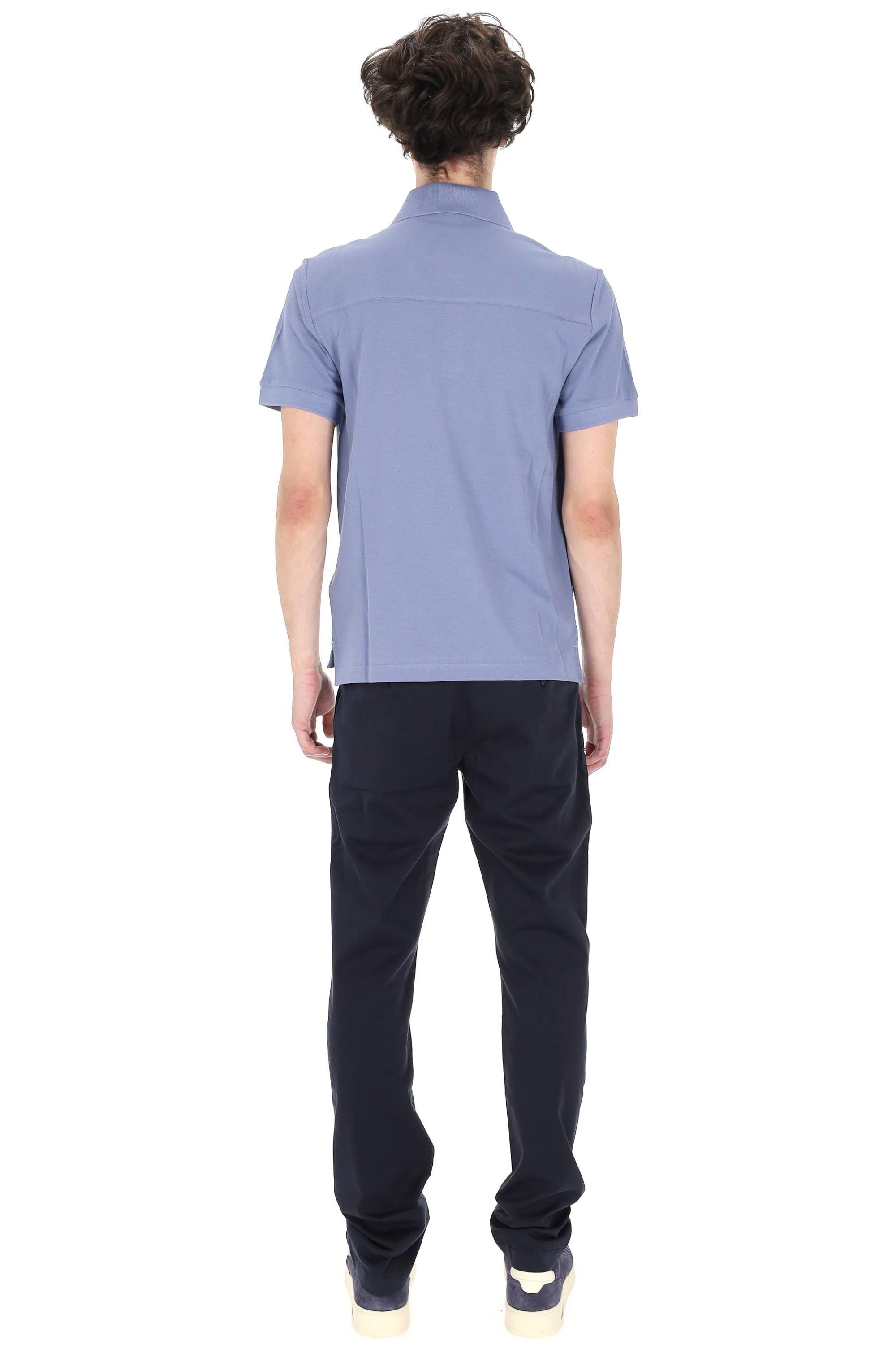 Jacob Cohen Polo in piquet di cotone comn bottoni coperti 80033-001-M4565 W62 