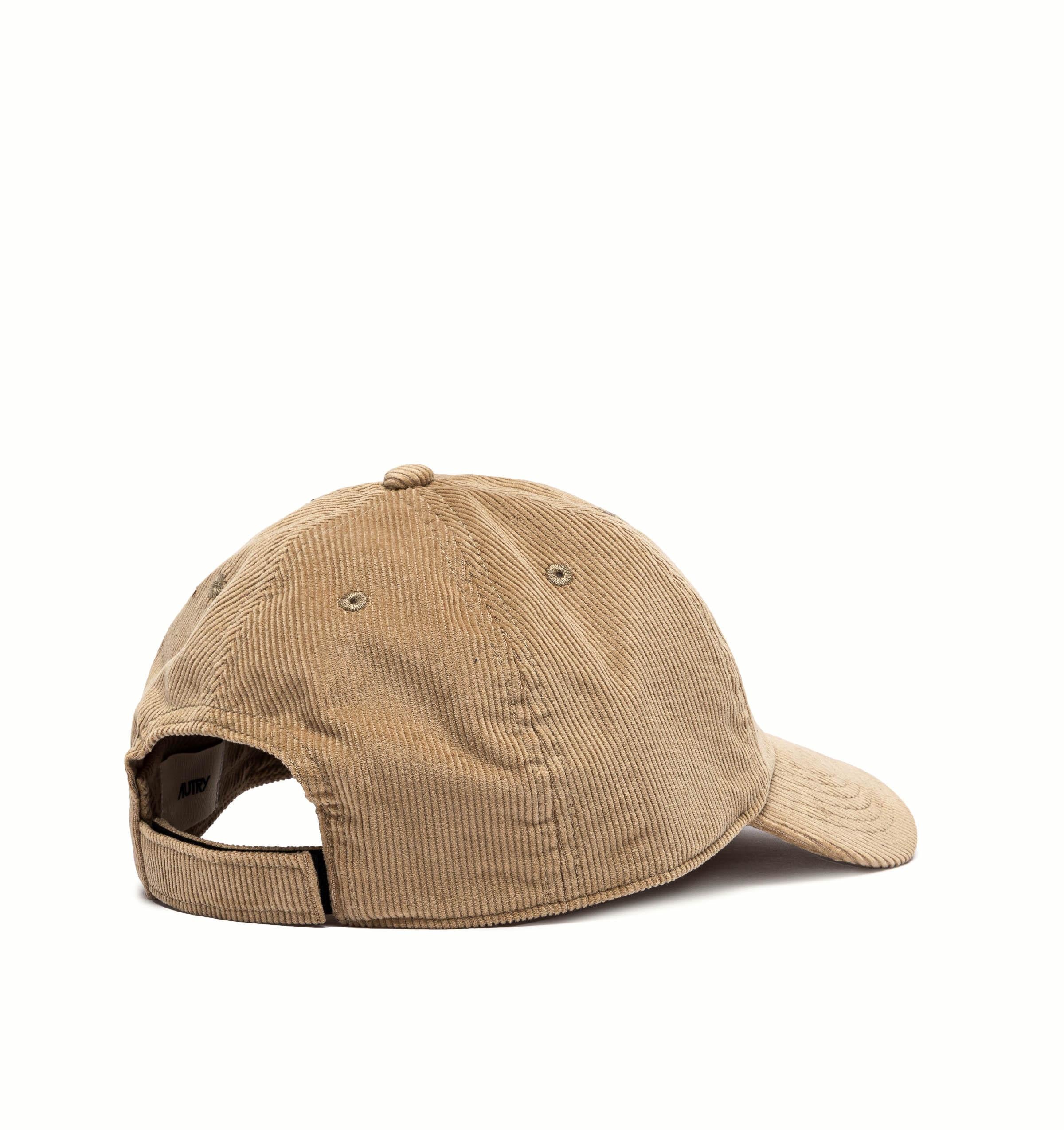 Autry Cappello baseball bicolor in velluto a coste ACPU R9BY LIGHT BROWN 