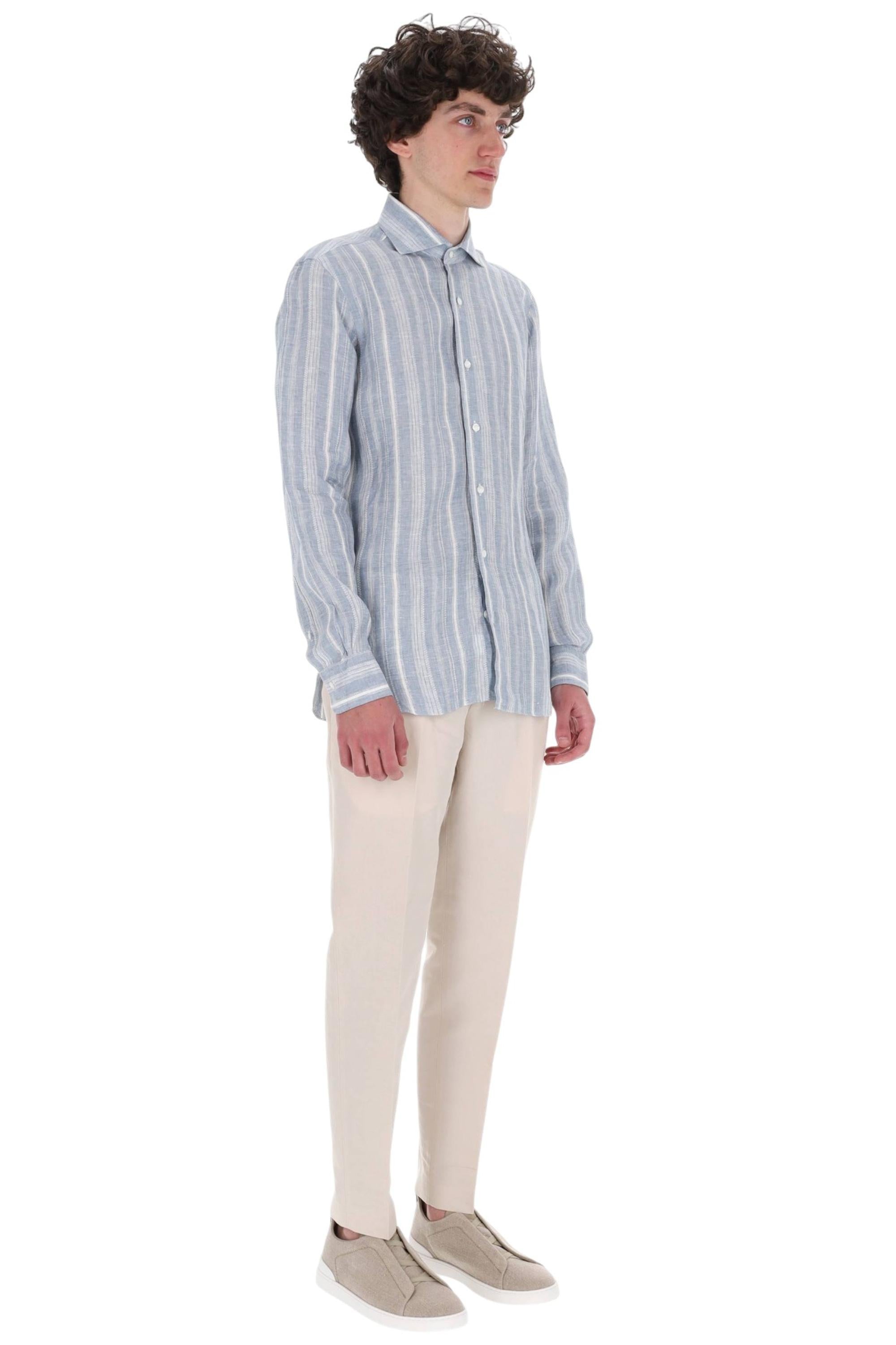 Barba Camicia tramata in lino Dandylife LIU13P0154041.R 0001 