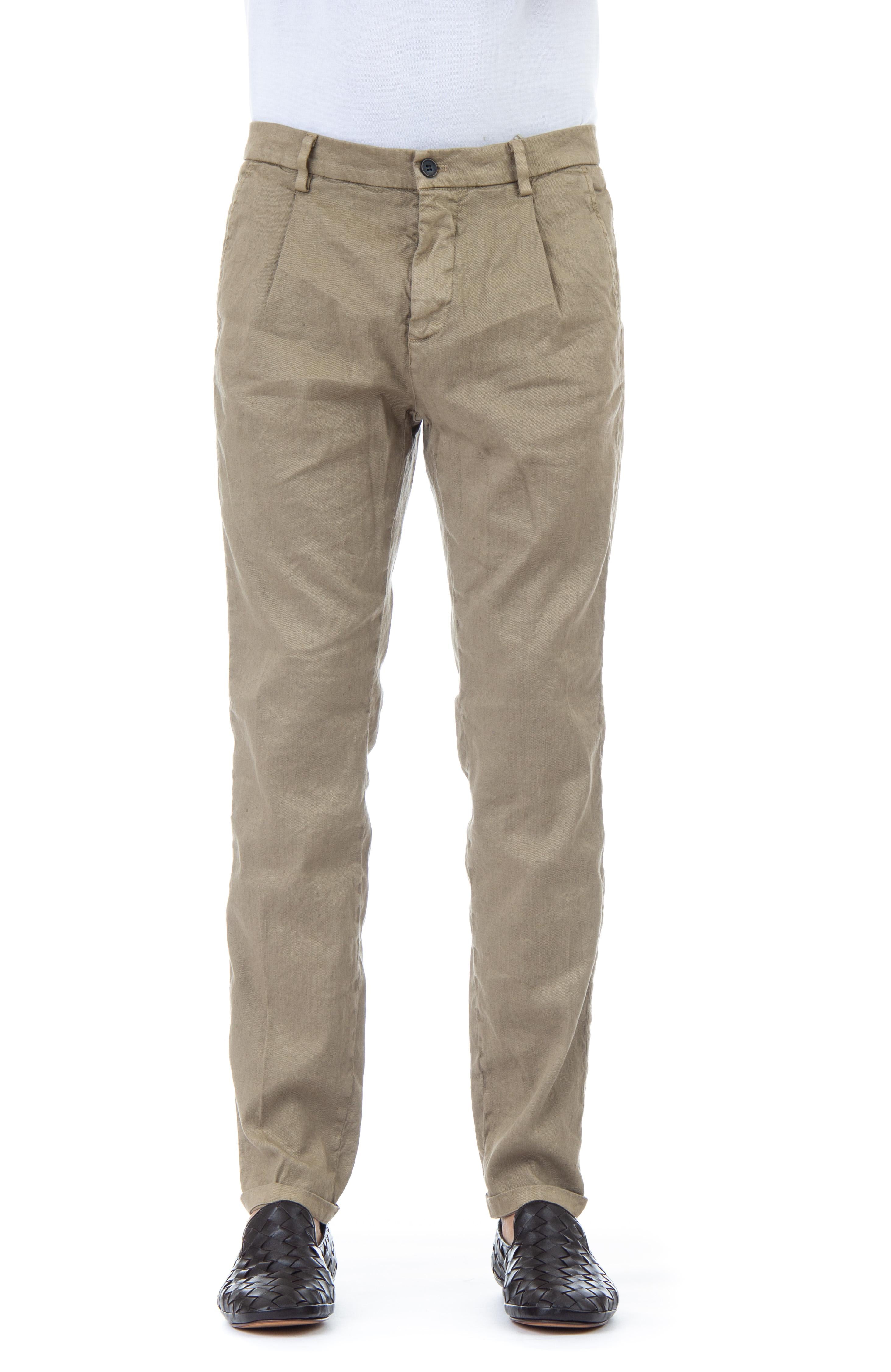 Pantalone in lino-cotone modello amalfi 9PN2C7790 MBE111 978 MASON'S 