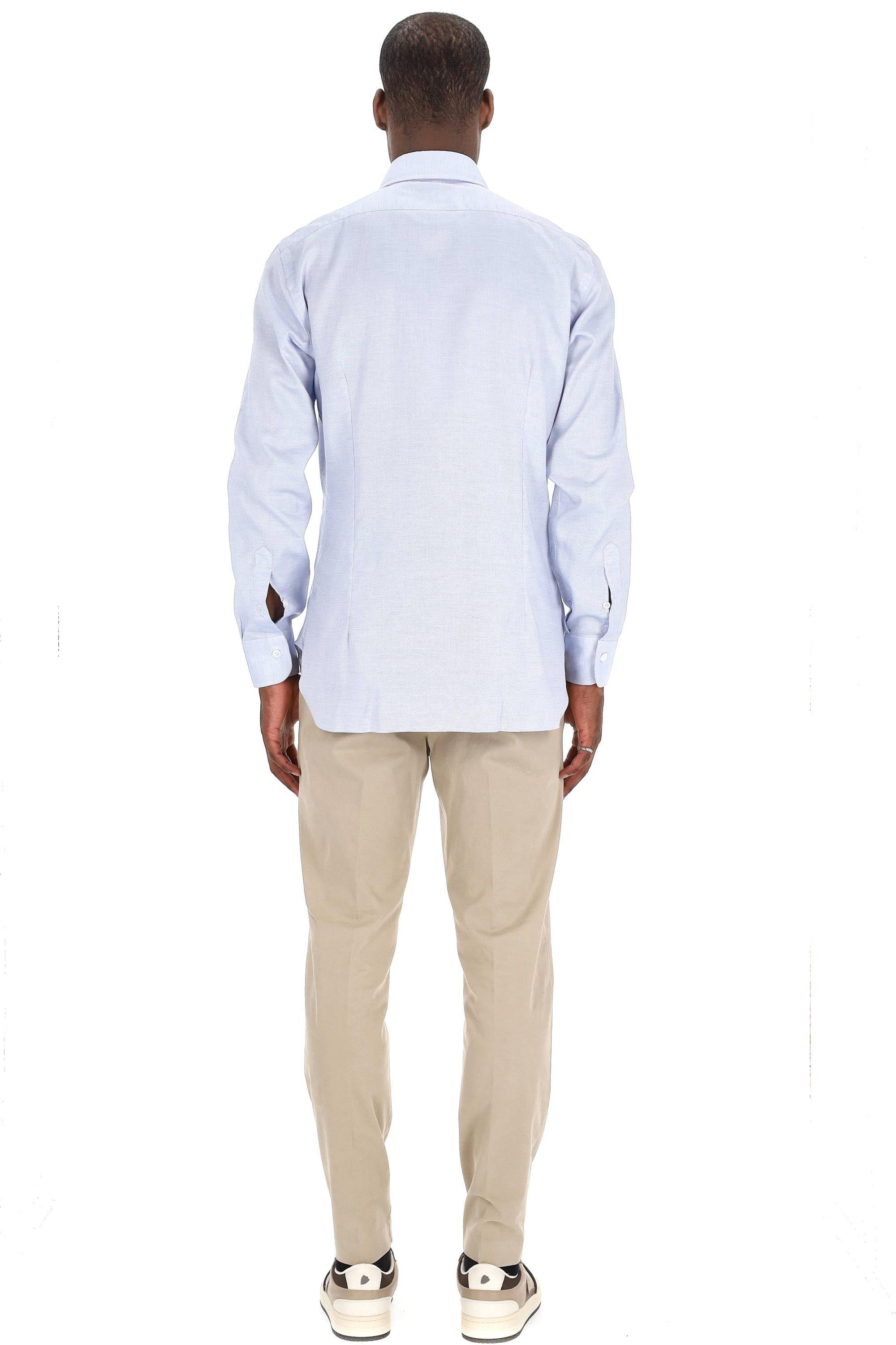 Camicia in cotone tramato linea Culto K1U13P0150104.U 0002 Barba 