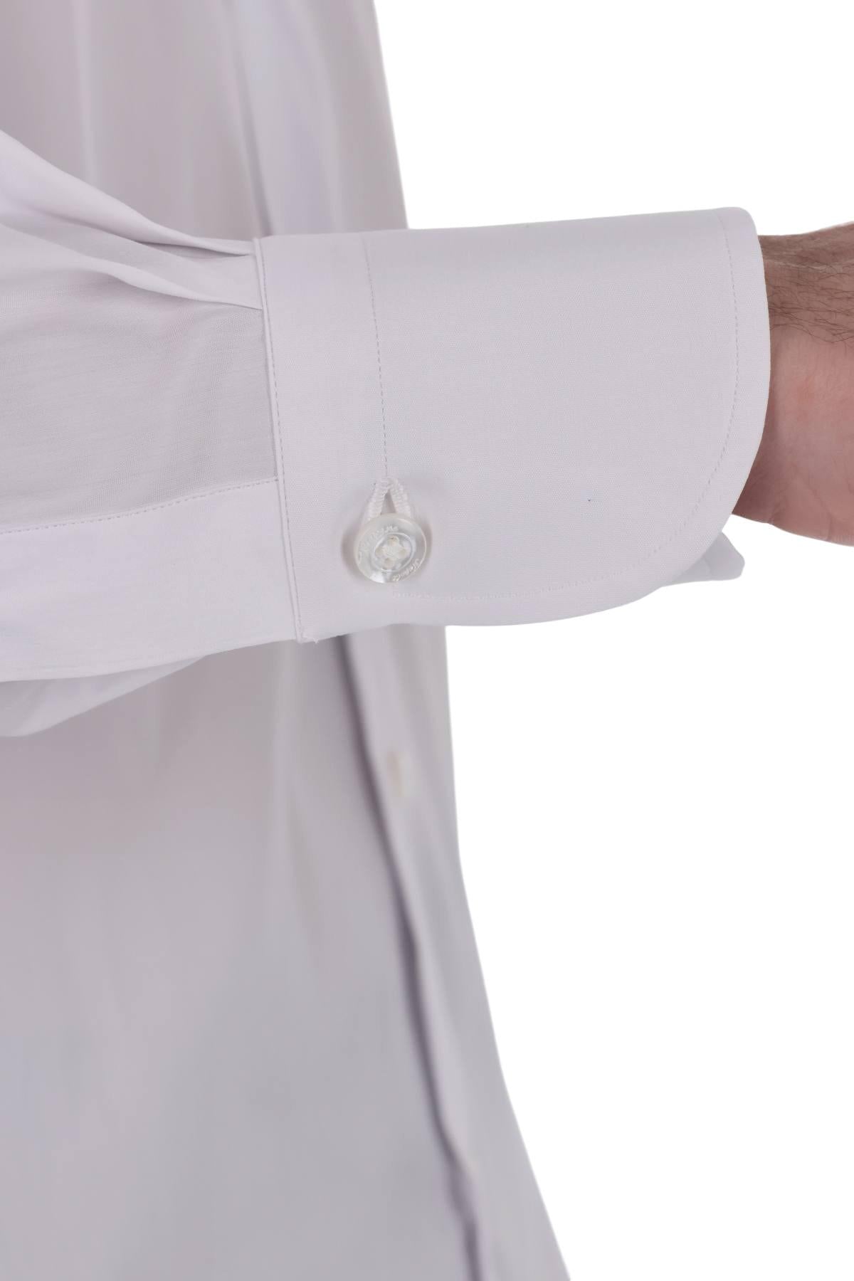 Finamore Camicia in cotone popeline stretch linea Napoli NP 040030 C0643/2 01 