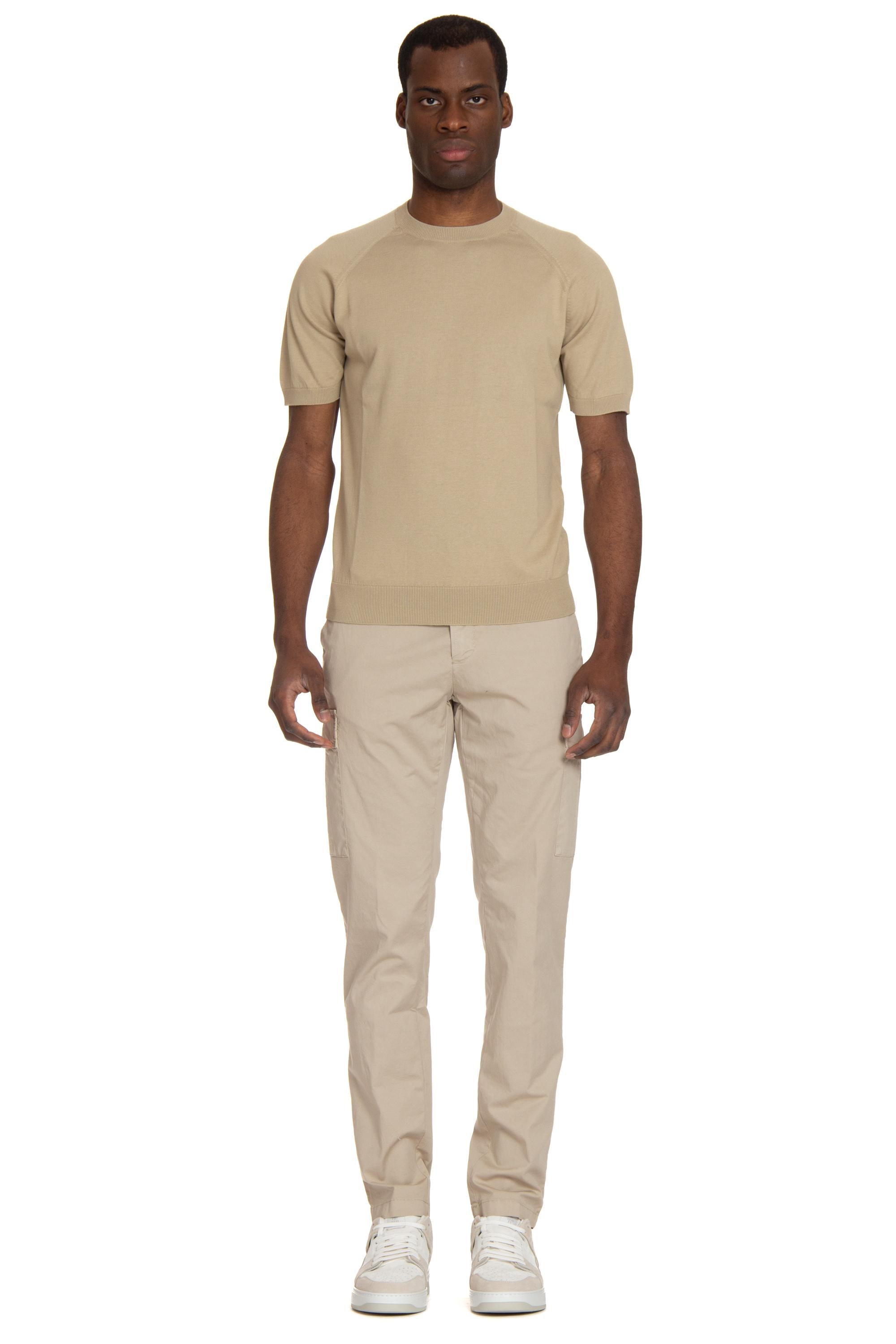 T-shirt in cotone con manica raglan 57104 18017/3 120 Gran Sasso 
