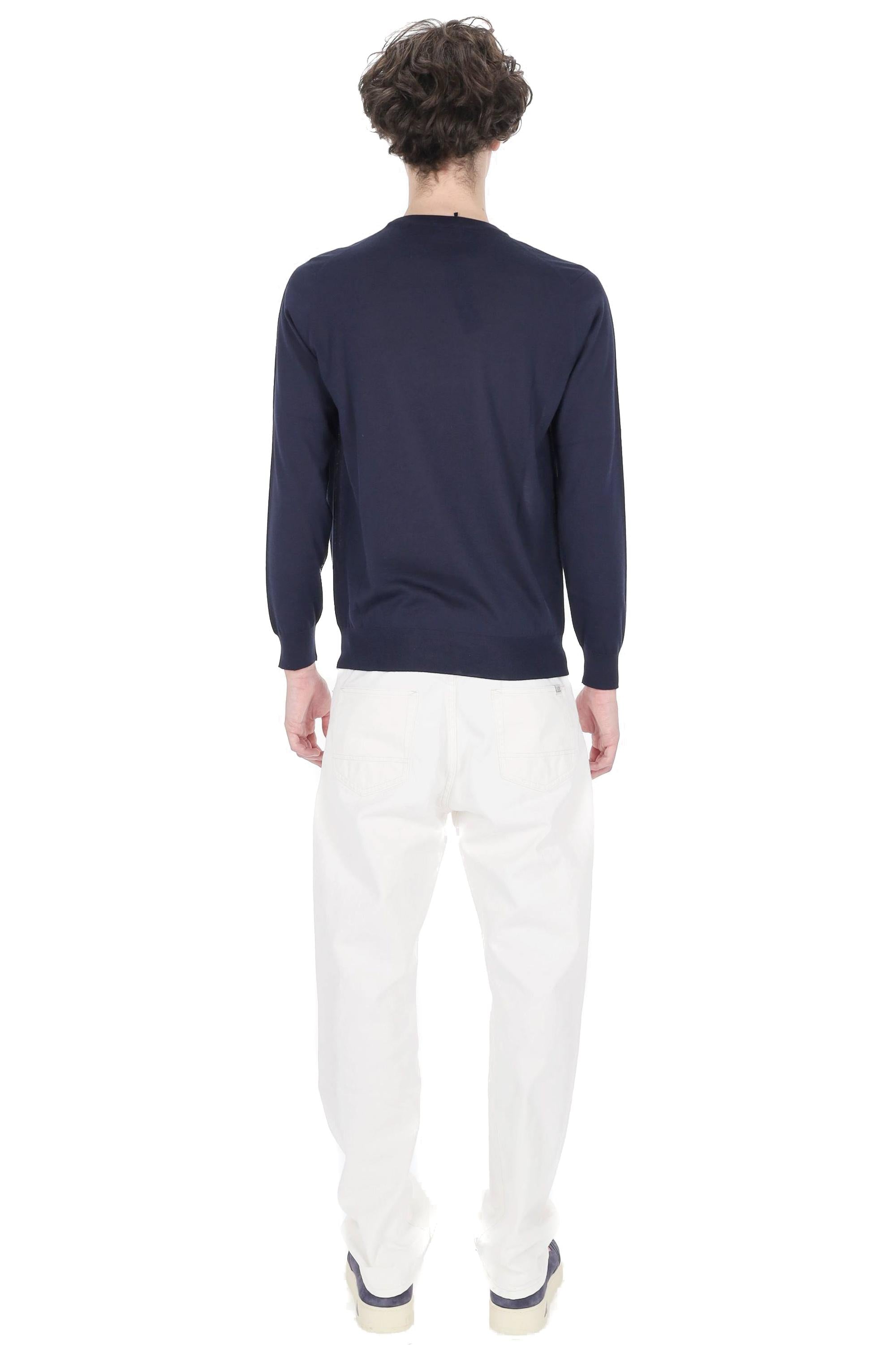 Drumohr Maglia girocollo in leggero cashmere-lana-seta D0KK103L-2 790 
