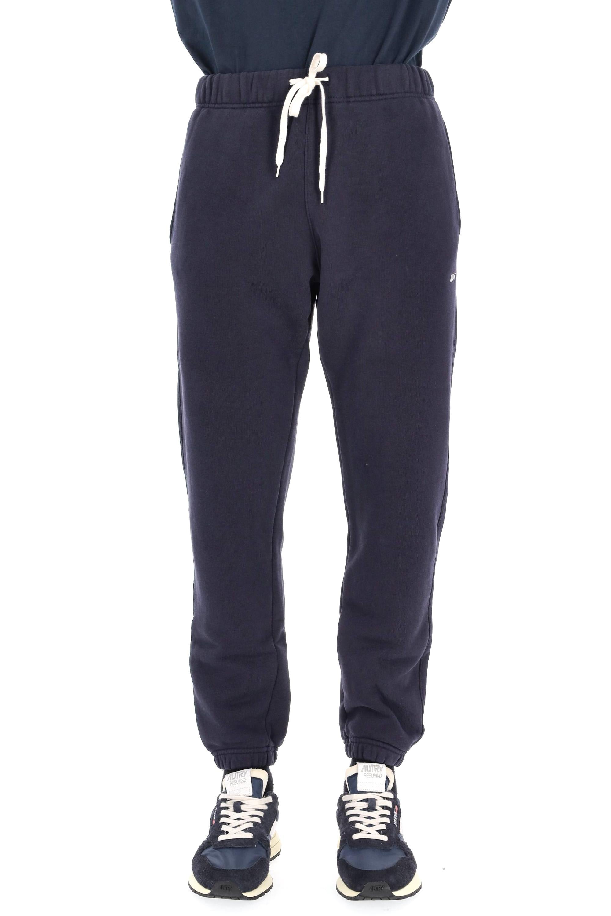 Pantalone felpa in cotone SPPM A3JB BLUE Autry 