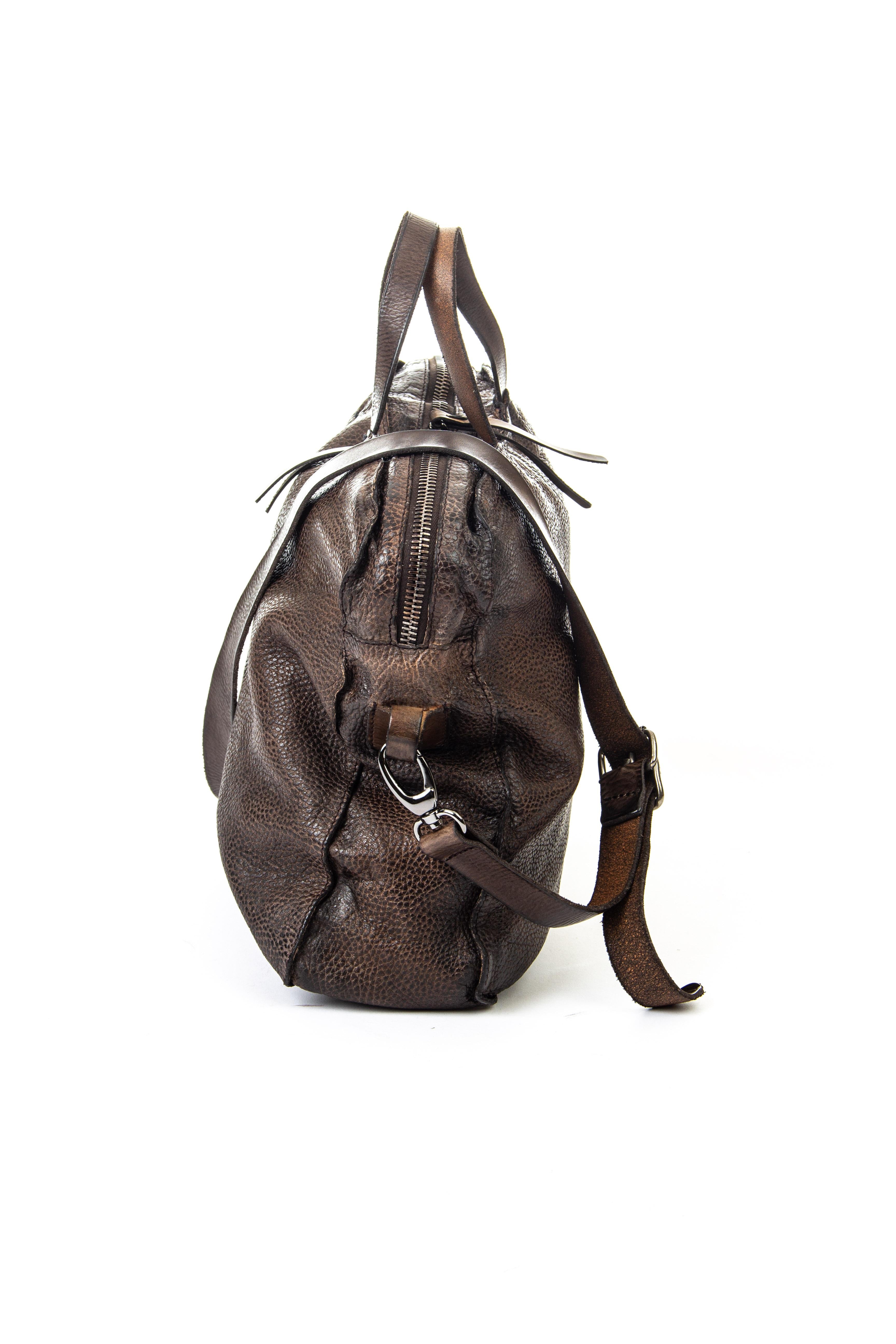 Borsa artigianale in pelle di agnello SANTIAGO-MT/V EXTRACHOCO Numero 10 