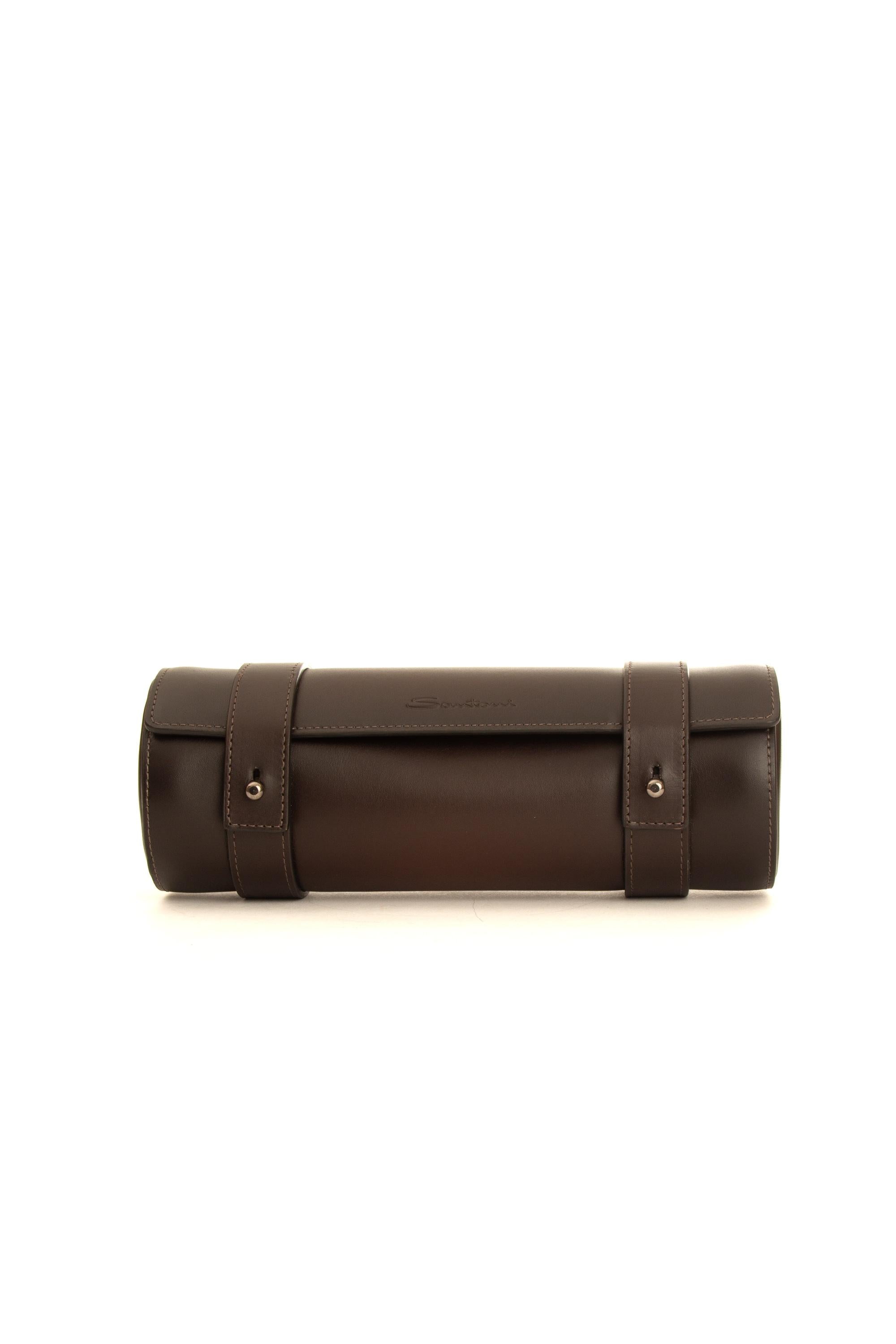 Santoni Custodia porta orologi in pelle UFPPA2282FO-GFUL/2 T50 