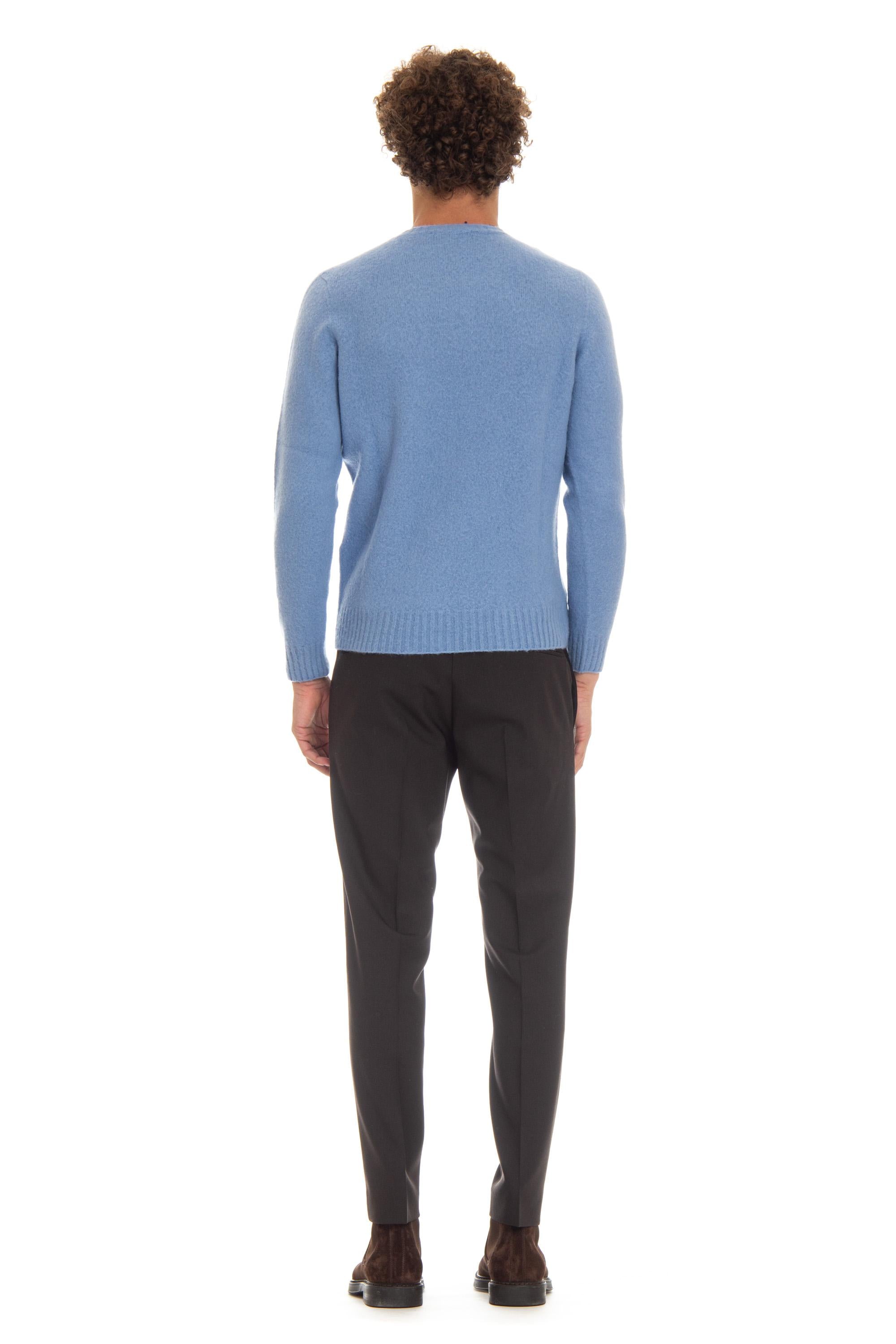 Maglia girocollo in lana di agnello garzata D8W103G.6 732 Drumohr 